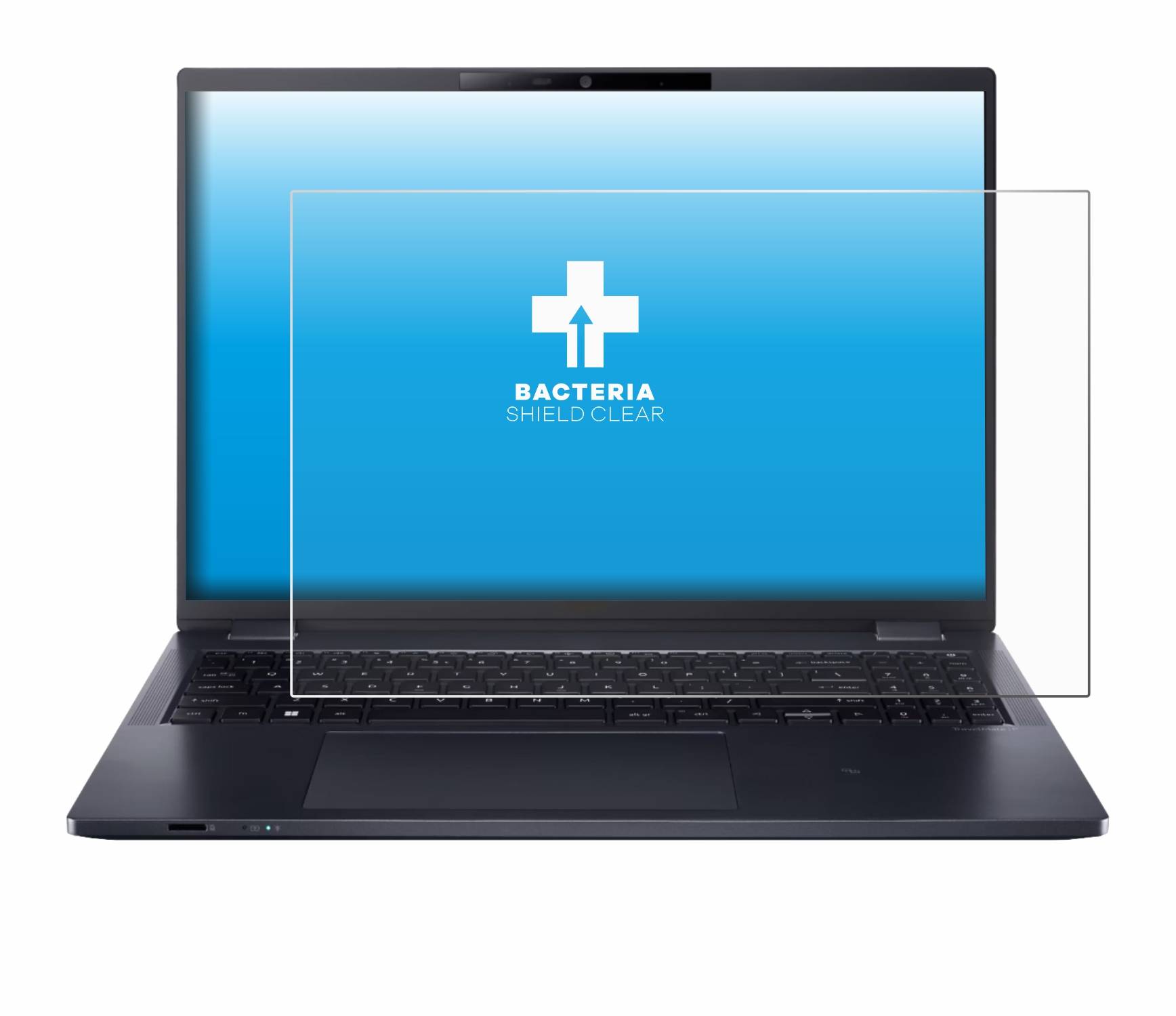 upscreen Bacteria Shield Schutzfolie für Acer TravelMate P4 TMP416 - Antibakteriell