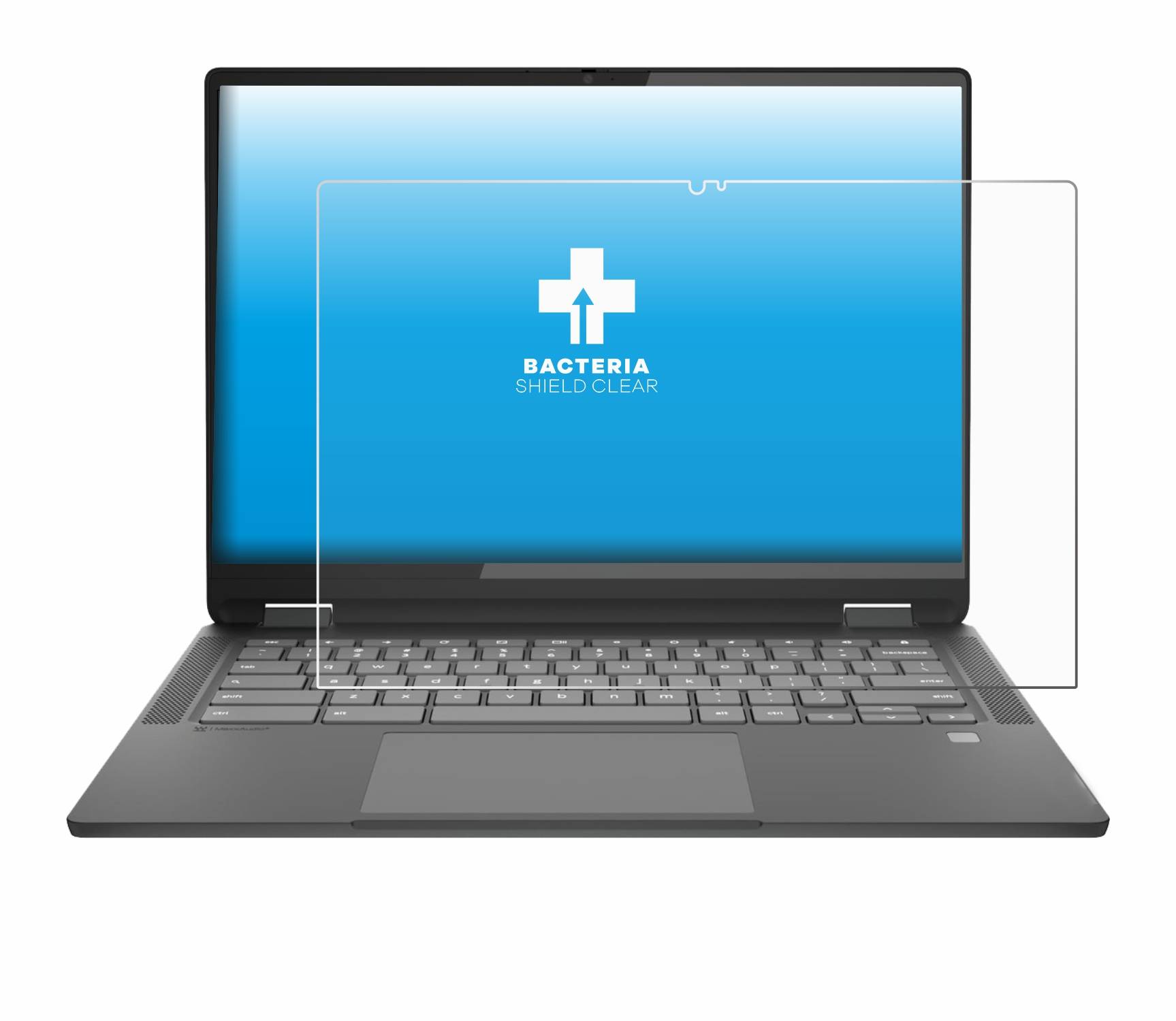 upscreen Bacteria Shield Schutzfolie für Lenovo IdeaPad Flex 5i Chromebook Plus 14 Gen 7 - Antibakteriell