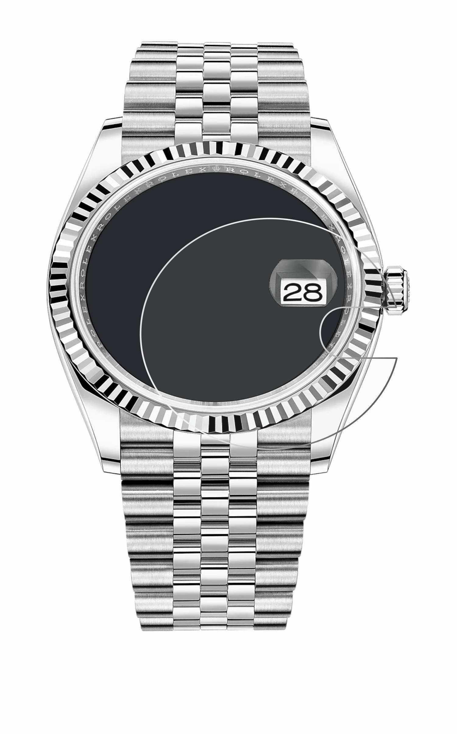 upscreen Scratch Shield Schutzfolie für Rolex Oyster Perpetual Datejust 36