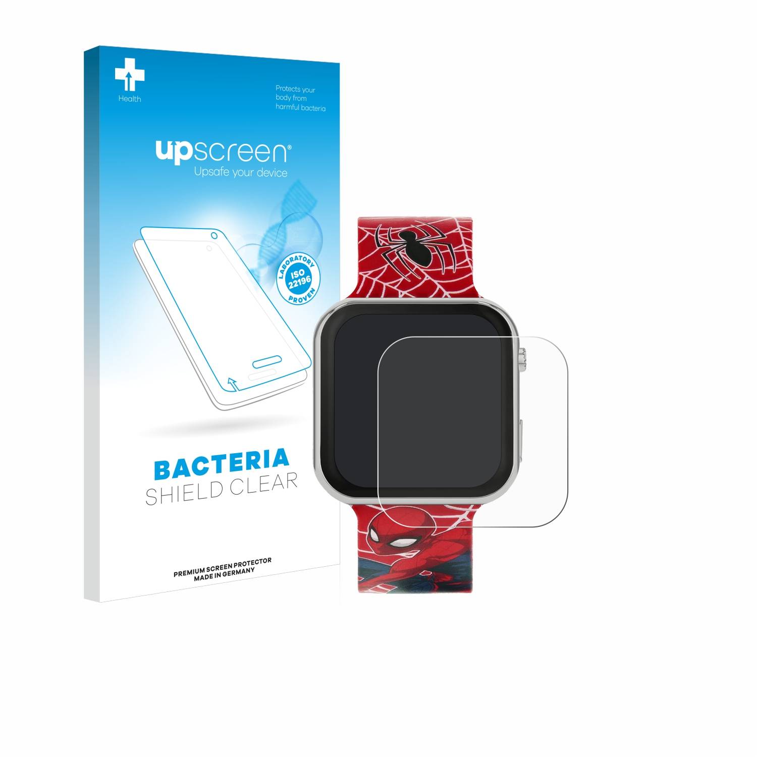 upscreen Bacteria Shield Schutzfolie für Disney Spiderman SPD4719ARG - Antibakteriell