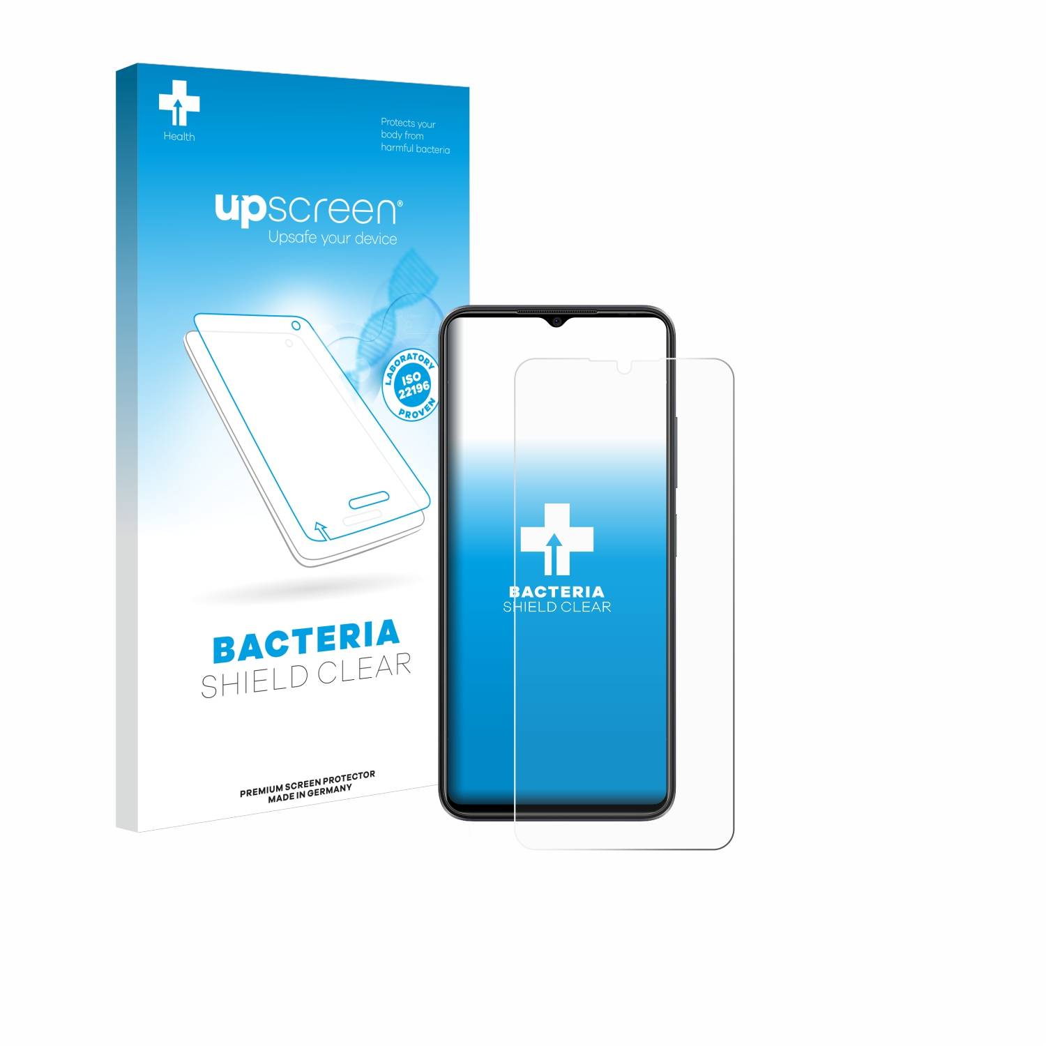 upscreen Bacteria Shield Schutzfolie für ZTE Blade A54 - Antibakteriell
