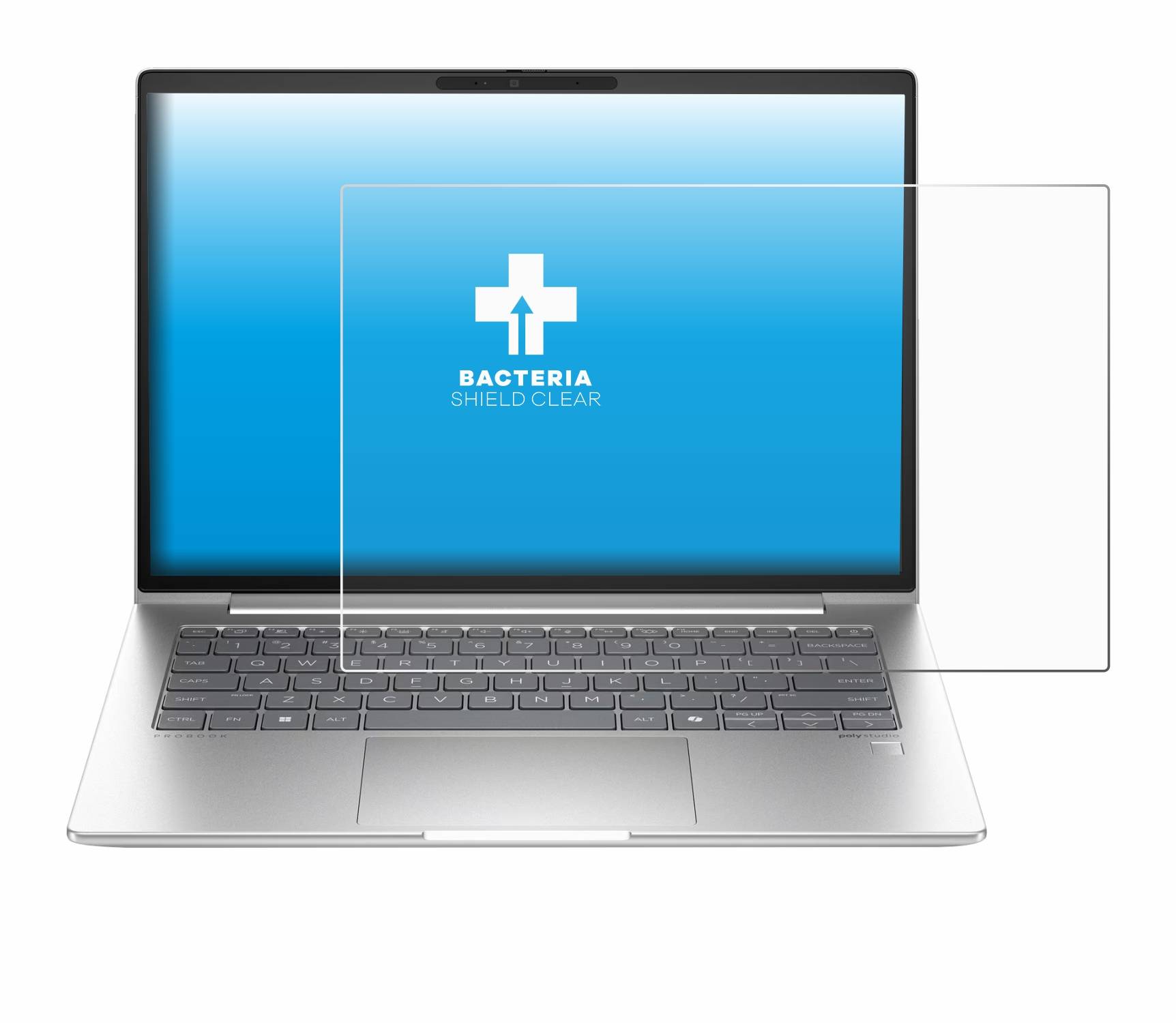 upscreen Bacteria Shield Schutzfolie für HP ProBook 440 G11 - Antibakteriell
