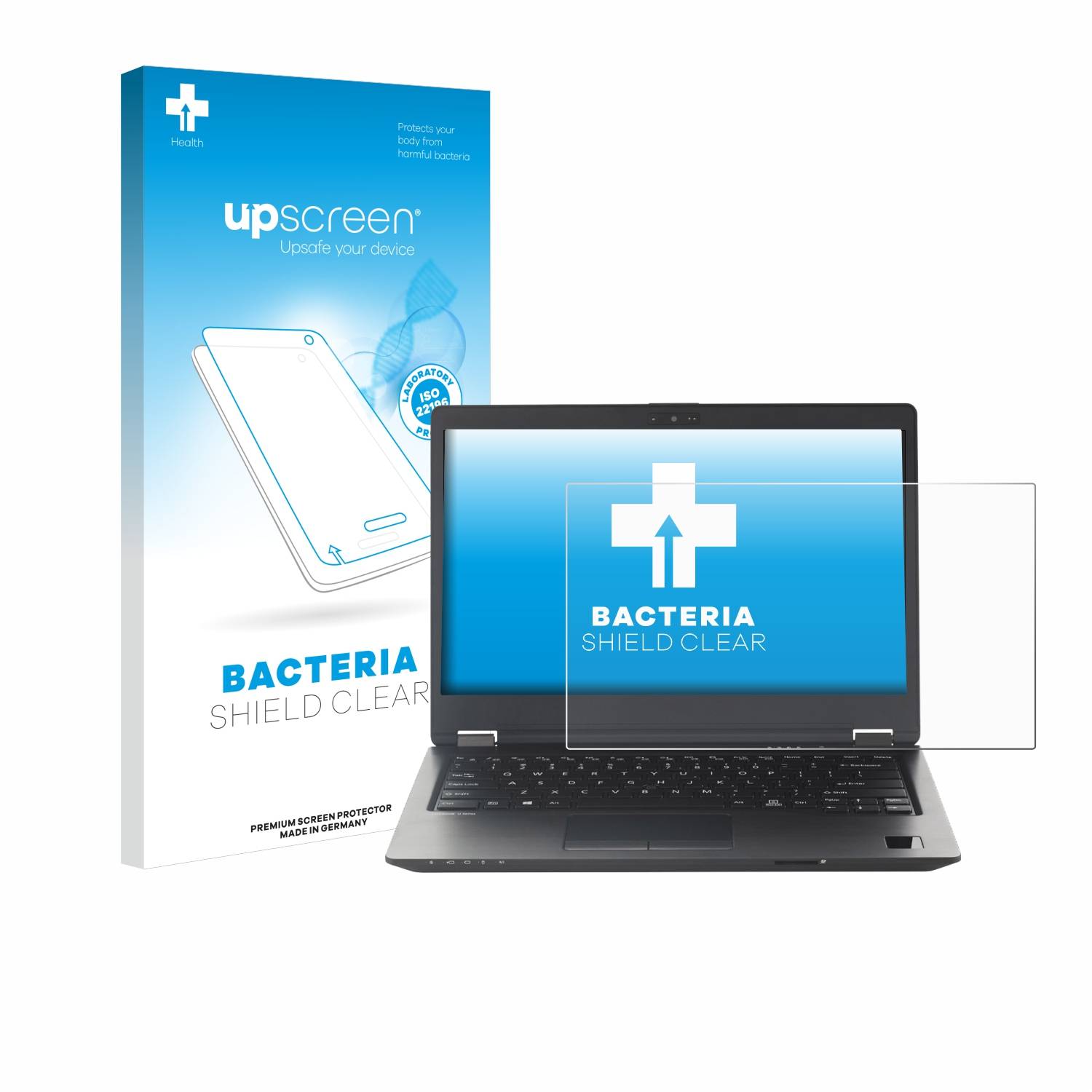 upscreen Bacteria Shield Schutzfolie für Fujitsu Lifebook U747 - Antibakteriell