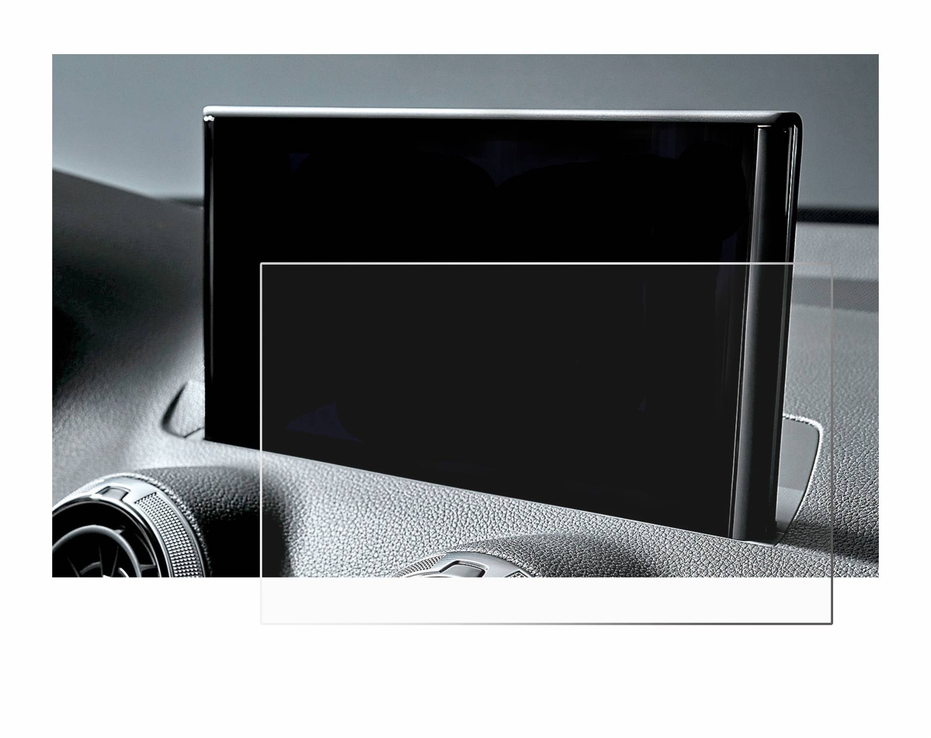 upscreen Bacteria Shield Schutzfolie für Audi Q2 Facelift 2024 - Antibakteriell