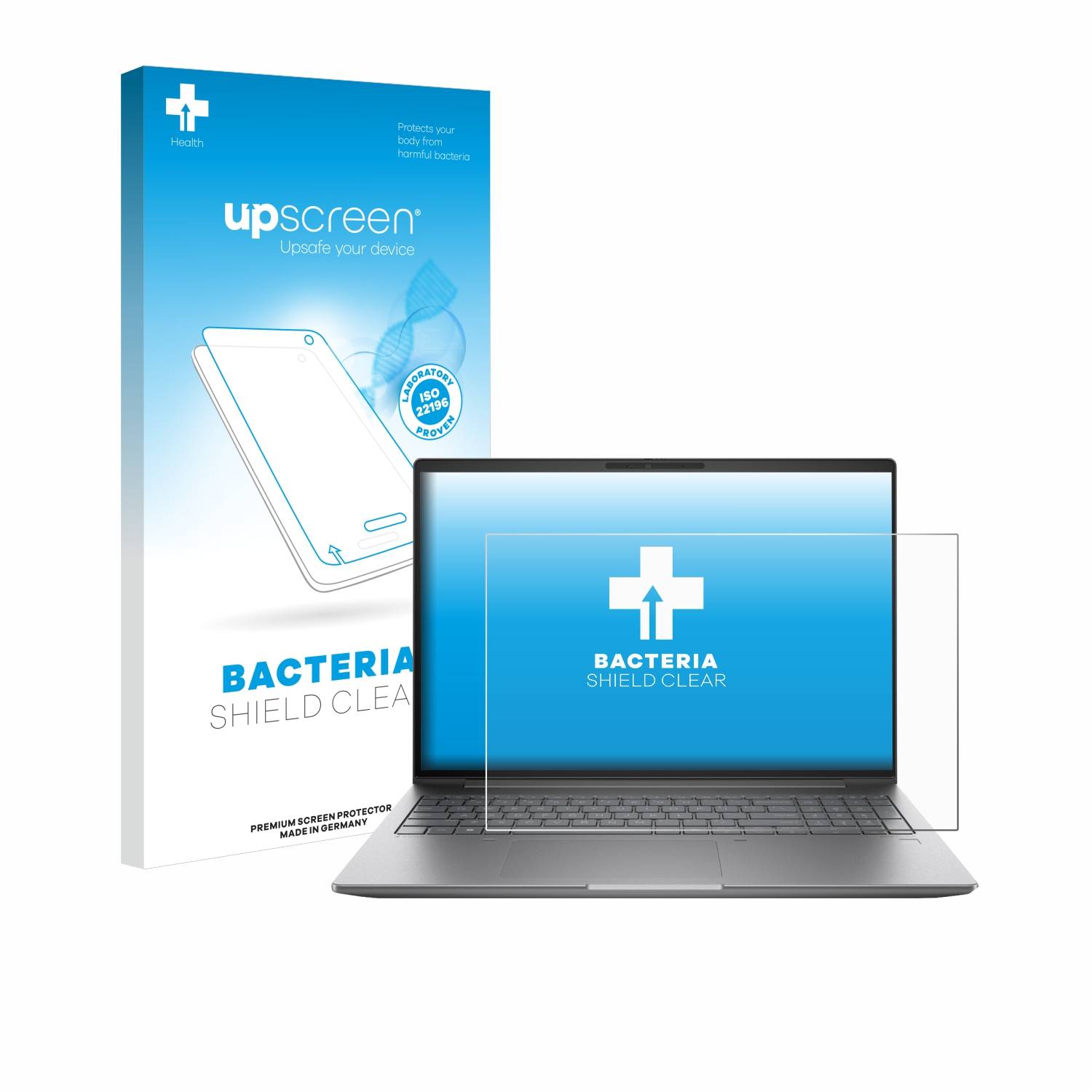 upscreen Bacteria Shield Schutzfolie für HP Zbook Power 15 G11 - Antibakteriell