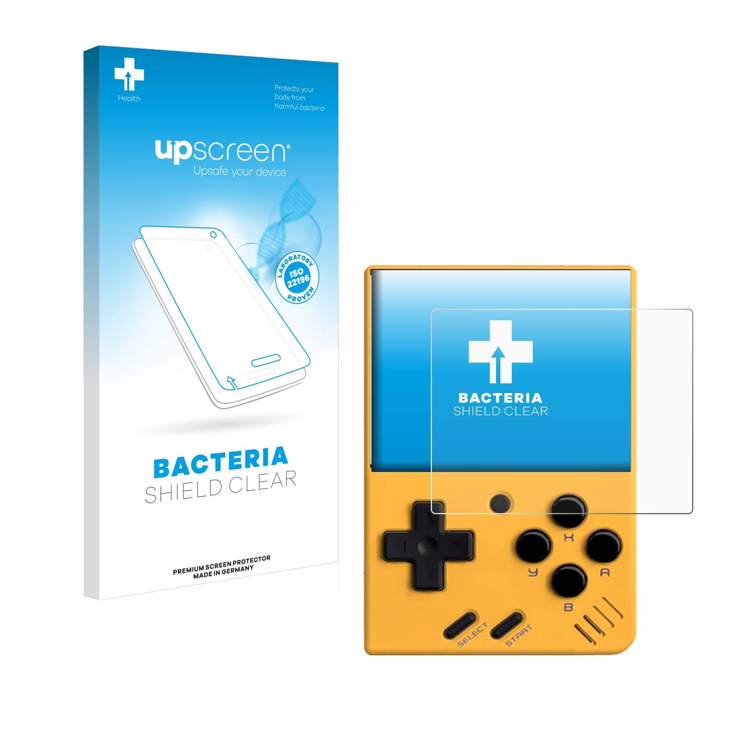 upscreen Bacteria Shield Schutzfolie für Miyoo Mini V4 - Antibakteriell
