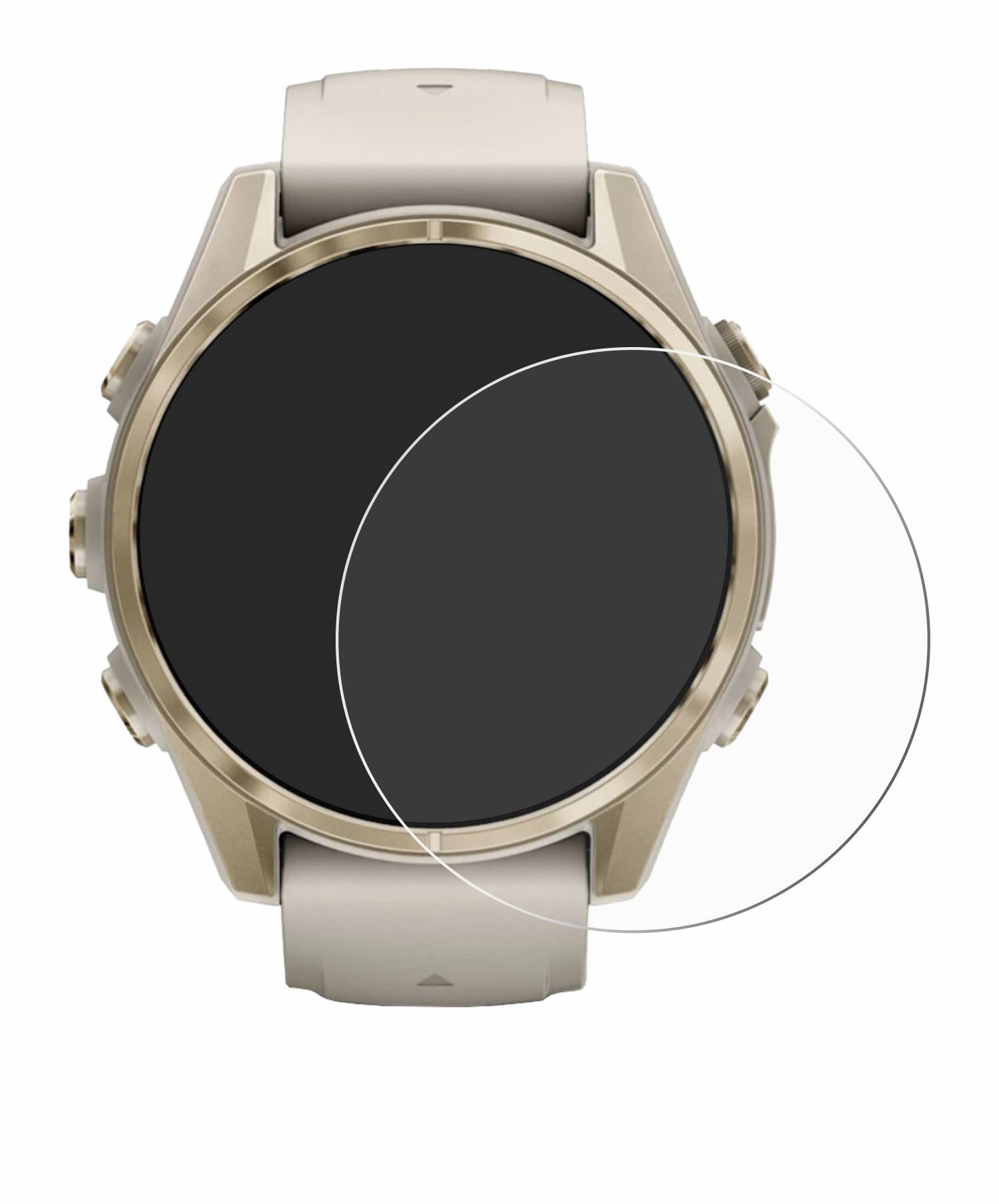 upscreen Bacteria Shield Schutzfolie für Garmin Fenix 8 (43 mm) - Antibakteriell