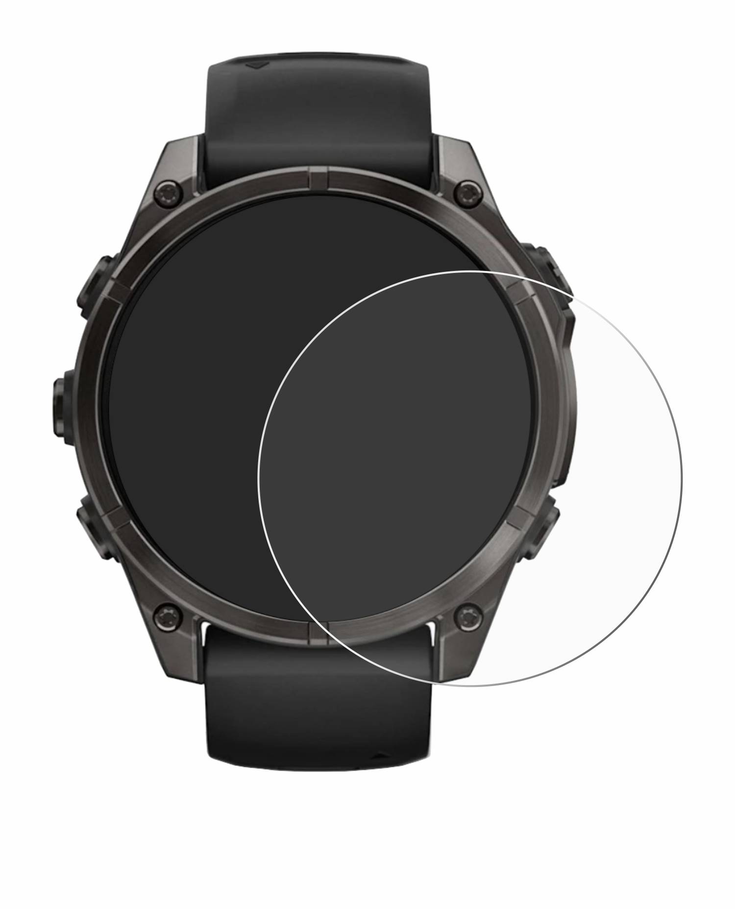 upscreen Scratch Shield Schutzfolie für Garmin Fenix 8 AMOLED (47 mm)