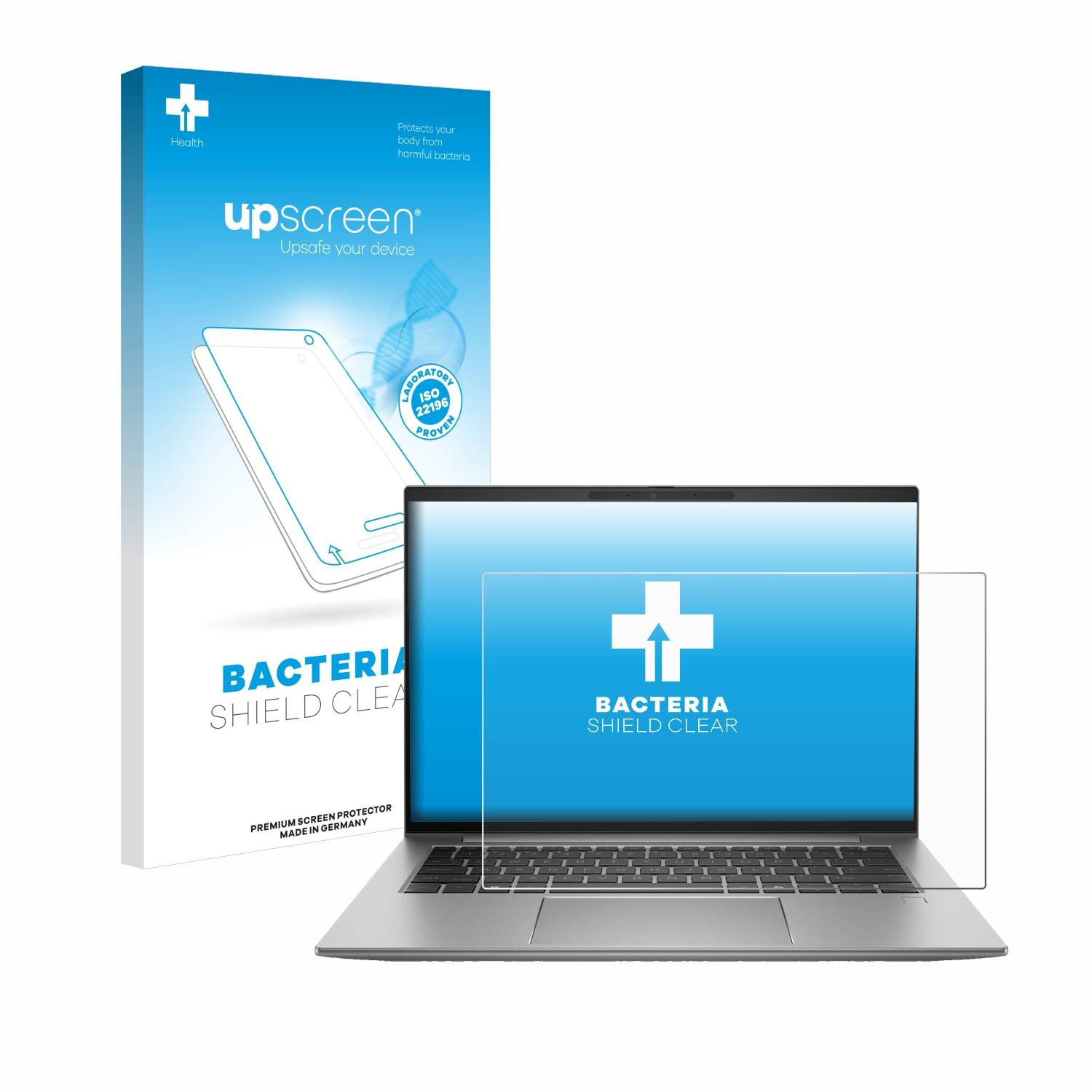 upscreen Bacteria Shield Schutzfolie für HP Zbook Firefly 14 G11 - Antibakteriell