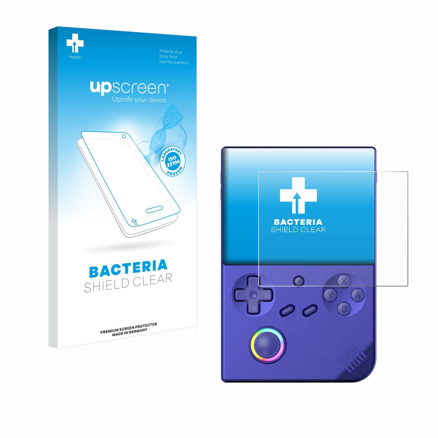 upscreen Bacteria Shield Schutzfolie für Anbernic RG40XXV - Antibakteriell