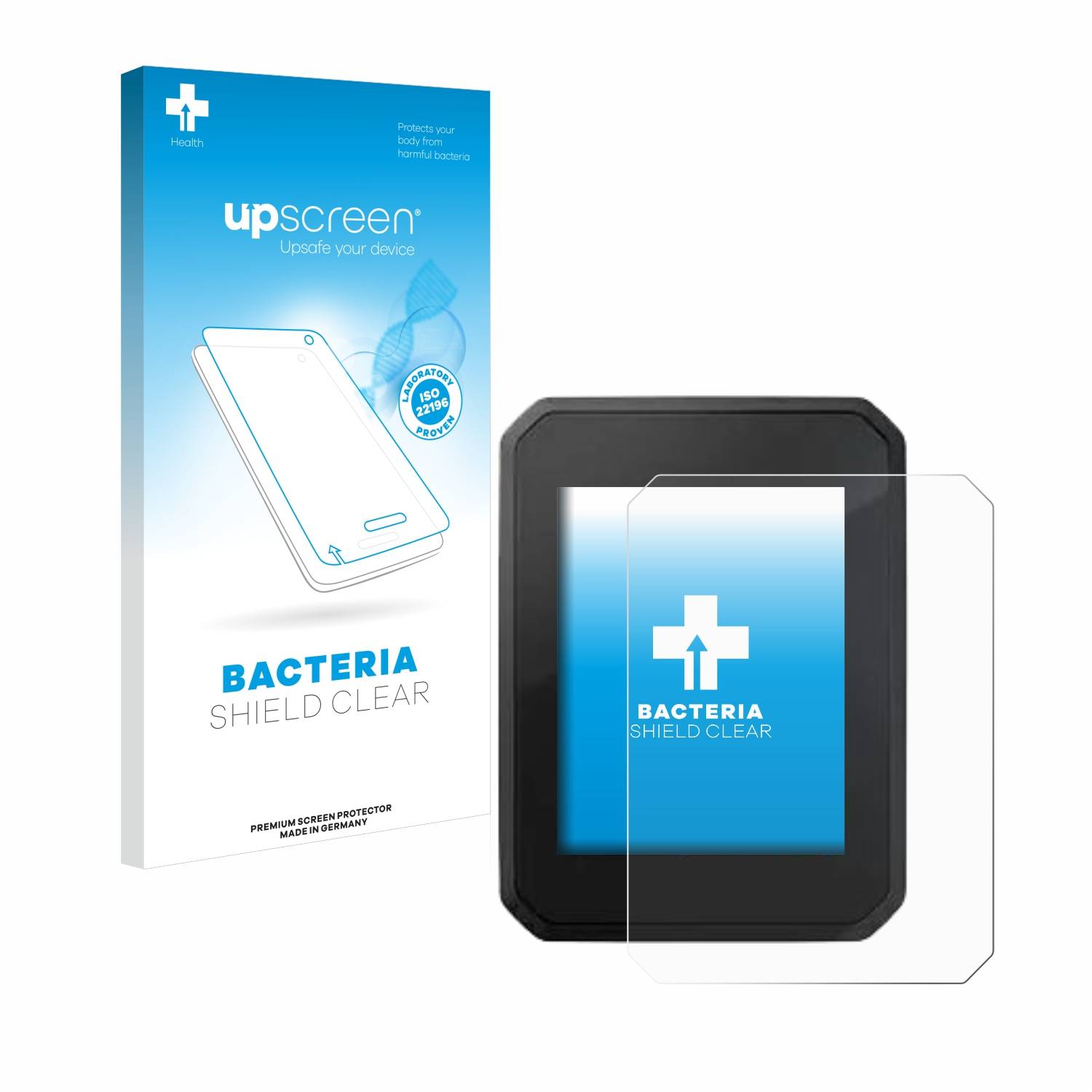 upscreen Bacteria Shield Schutzfolie für FIT Display Compact 2.0 - Antibakteriell