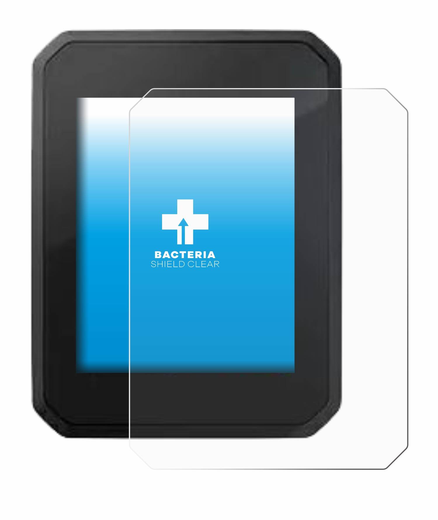 upscreen Bacteria Shield Schutzfolie für FIT Display Compact 2.0 - Antibakteriell