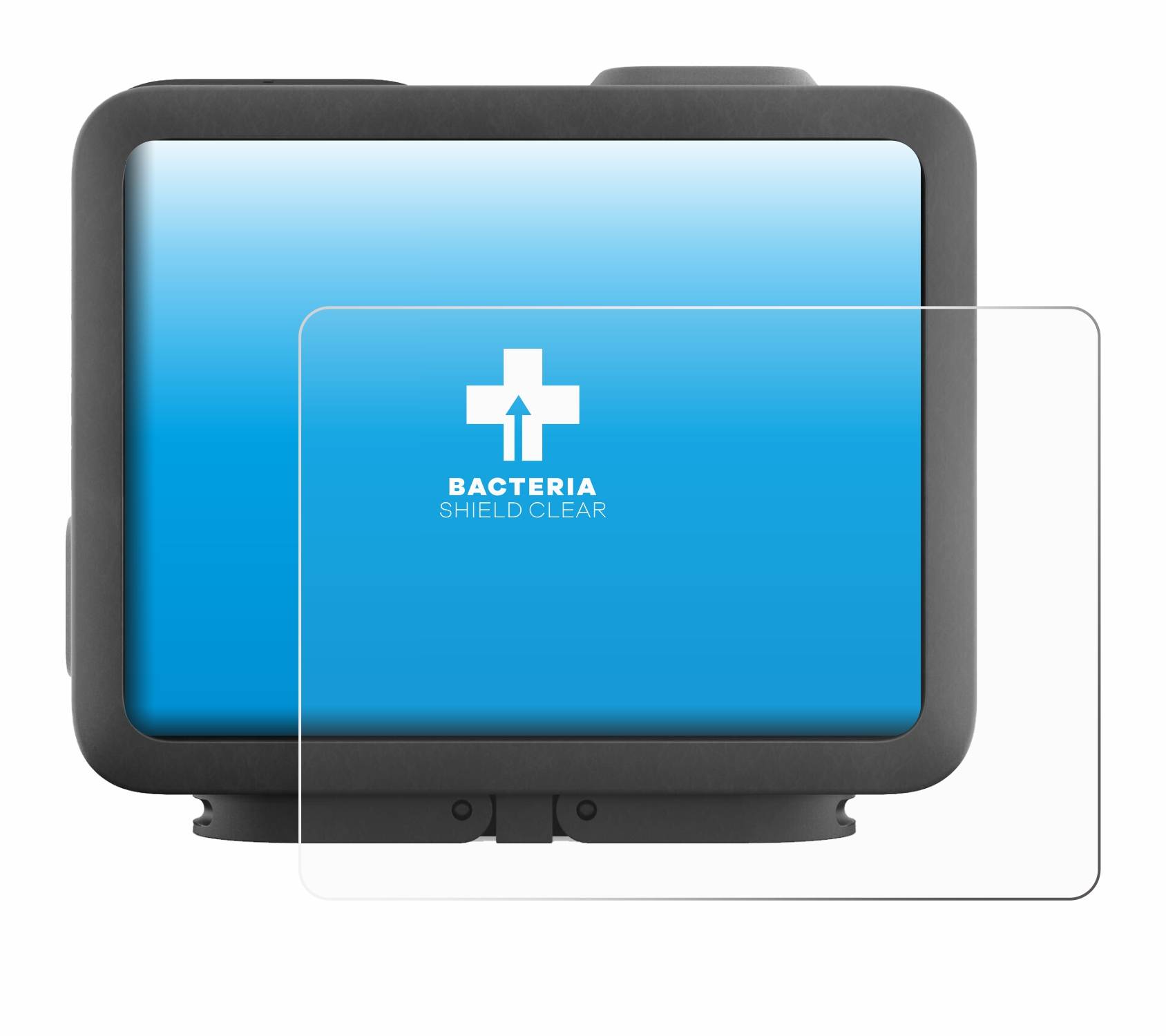 upscreen Bacteria Shield Schutzfolie für GoPro Hero 4k - Antibakteriell