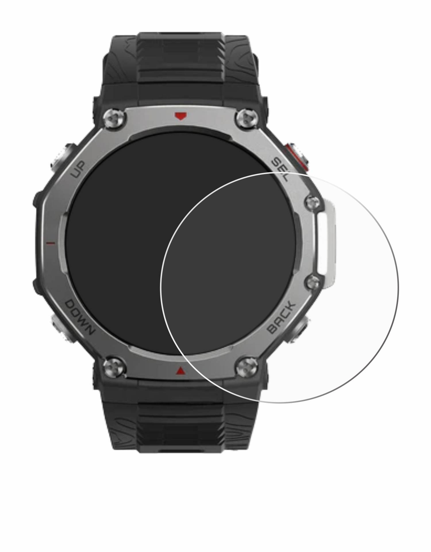 upscreen Bacteria Shield Schutzfolie für Huami Amazfit T-Rex 3 - Antibakteriell