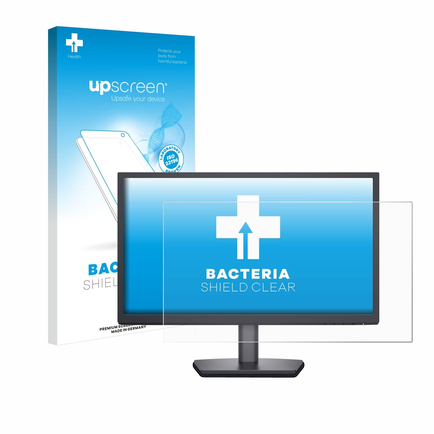 upscreen Bacteria Shield Schutzfolie für Dell E2225H - Antibakteriell