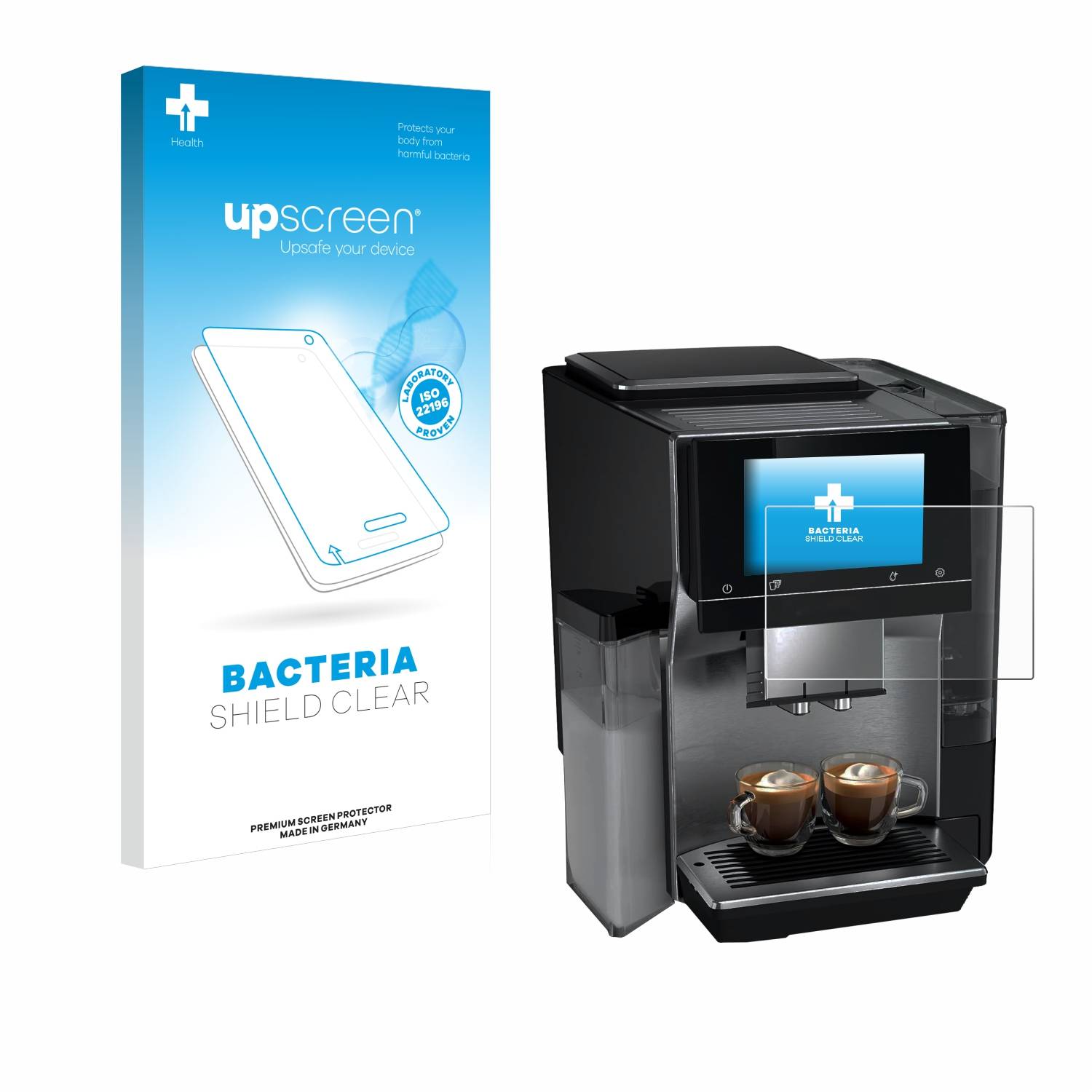upscreen Bacteria Shield Schutzfolie für Siemens EQ700 - Antibakteriell