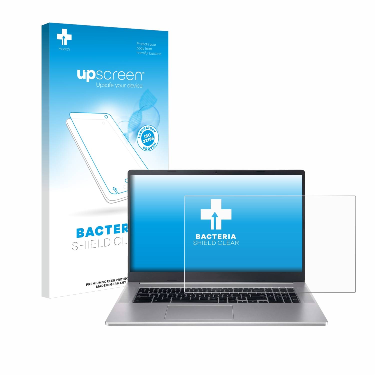 upscreen Bacteria Shield Schutzfolie für Acer Chromebook 317 - Antibakteriell