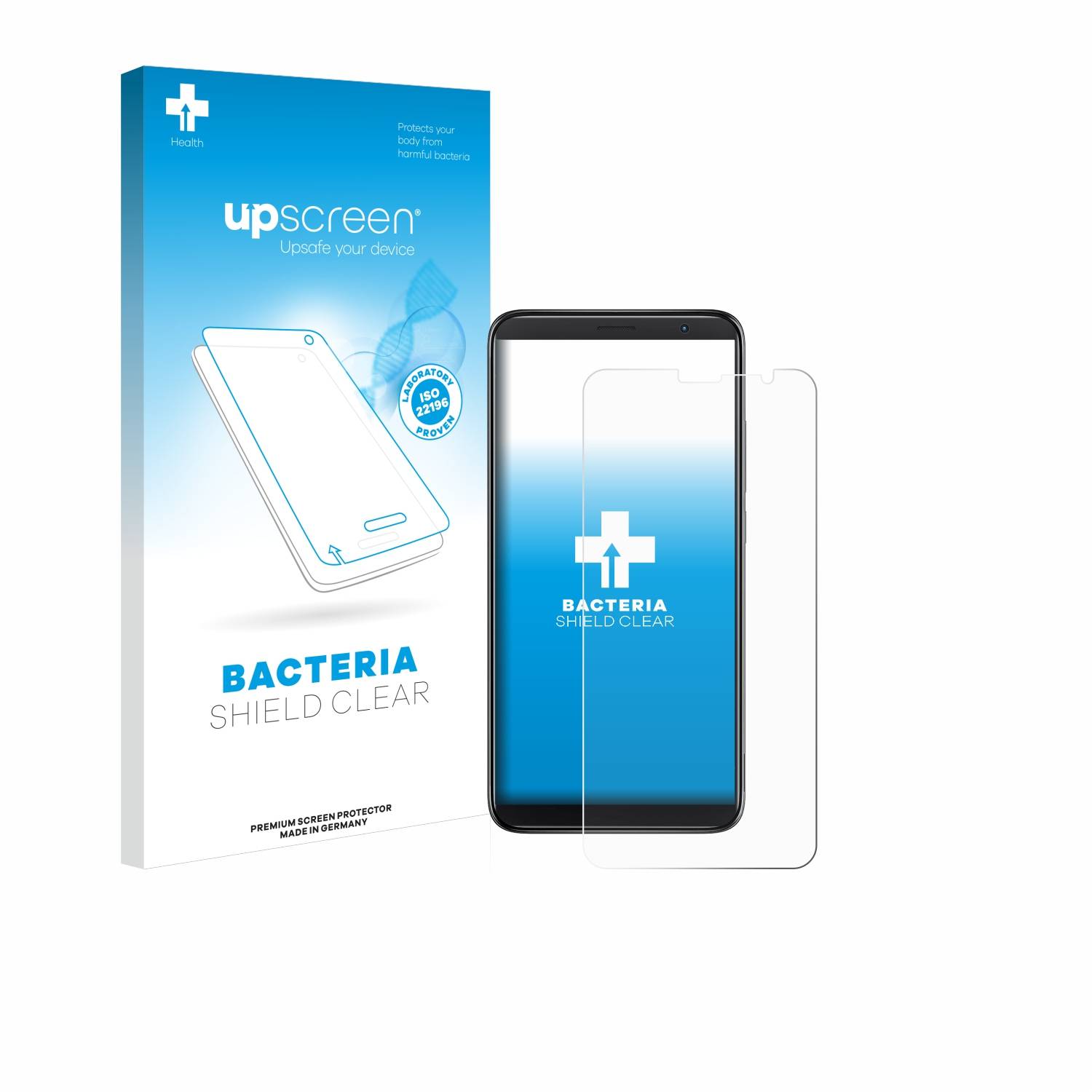 upscreen Bacteria Shield Schutzfolie für TCL 403 - Antibakteriell