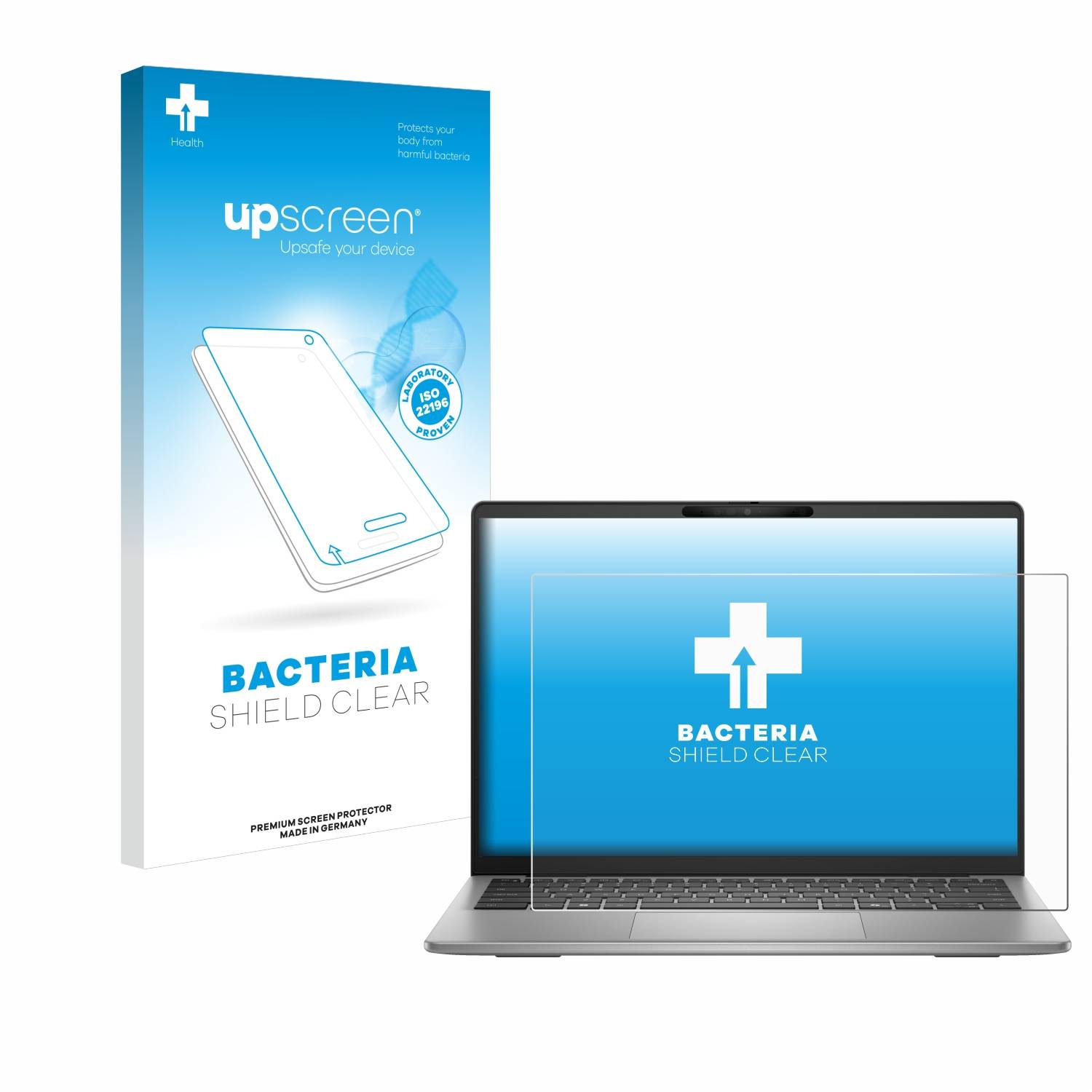 upscreen Bacteria Shield Schutzfolie für Dell Latitude 5455 Laptop - Antibakteriell