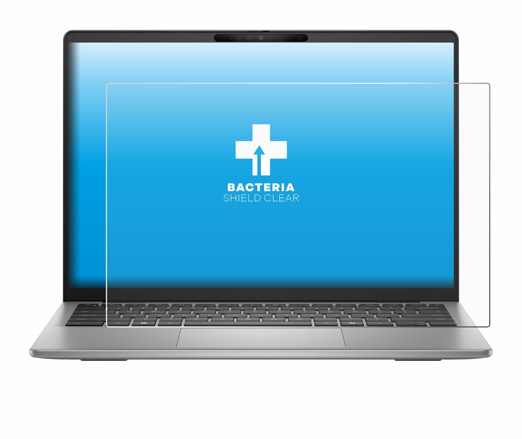 upscreen Bacteria Shield Schutzfolie für Dell Latitude 5455 Laptop - Antibakteriell