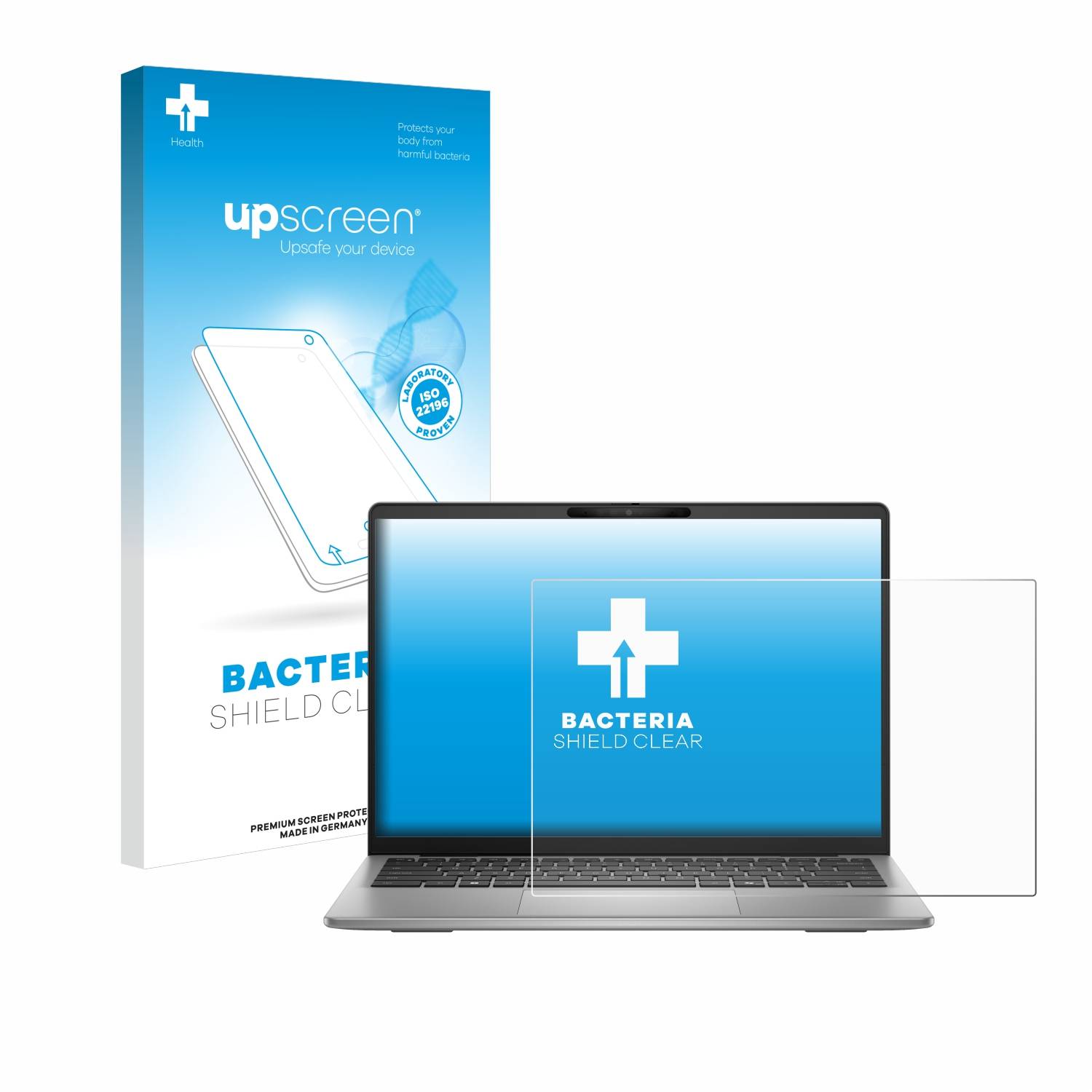 upscreen Bacteria Shield Schutzfolie für Dell Inspiron 14 5441 Laptop - Antibakteriell