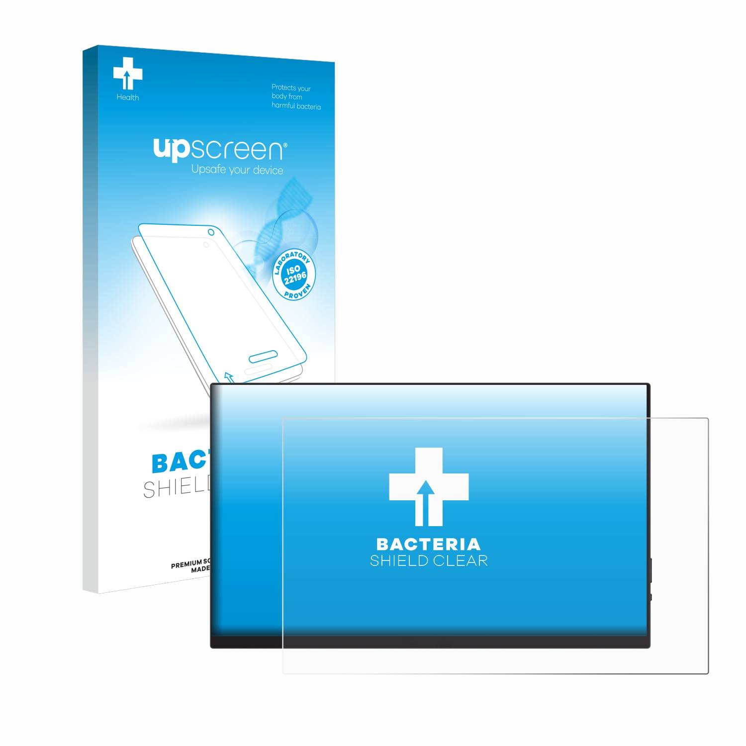 upscreen Bacteria Shield Schutzfolie für Verbatim PMT-14 - Antibakteriell