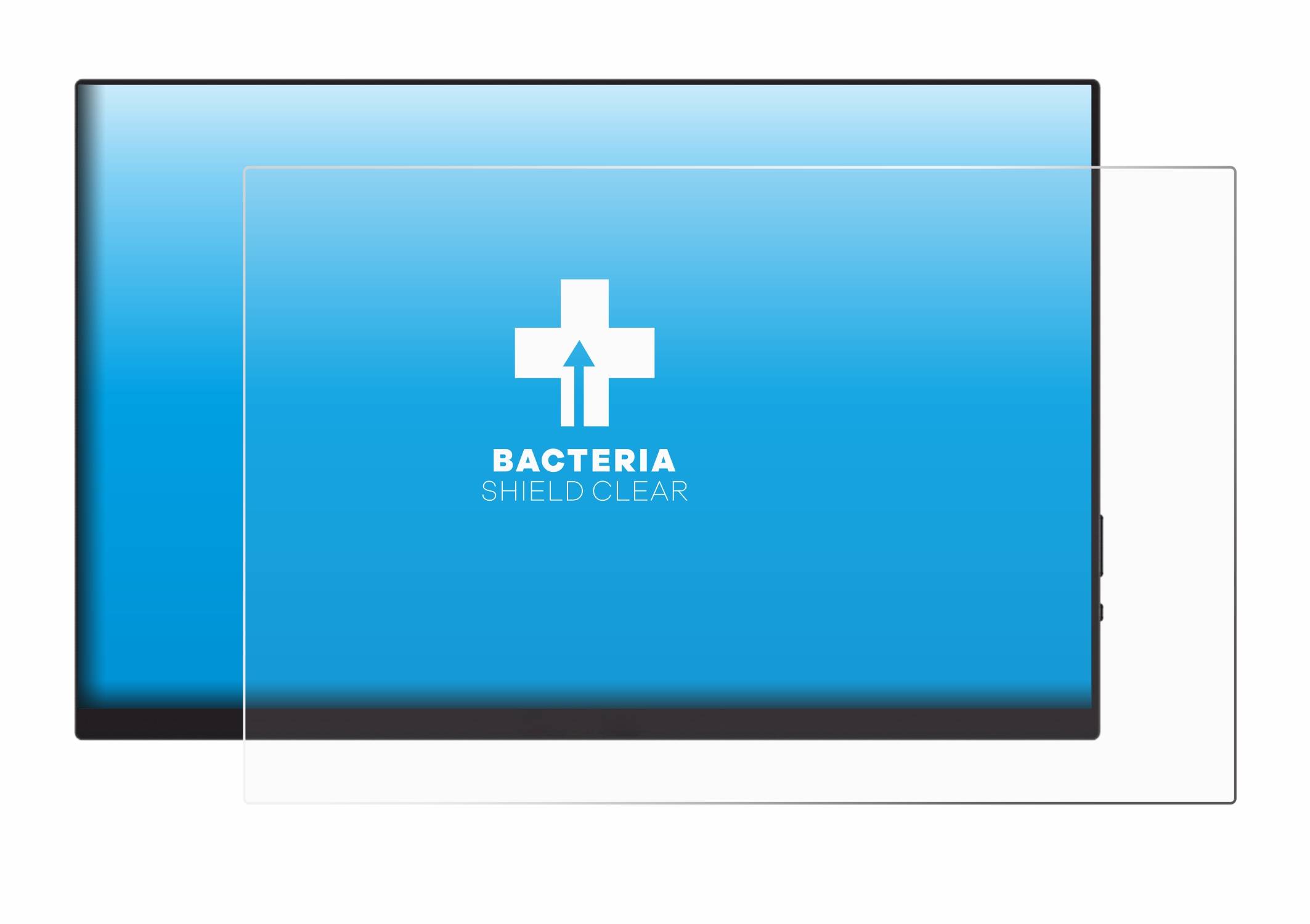 upscreen Bacteria Shield Schutzfolie für Verbatim PMT-14 - Antibakteriell