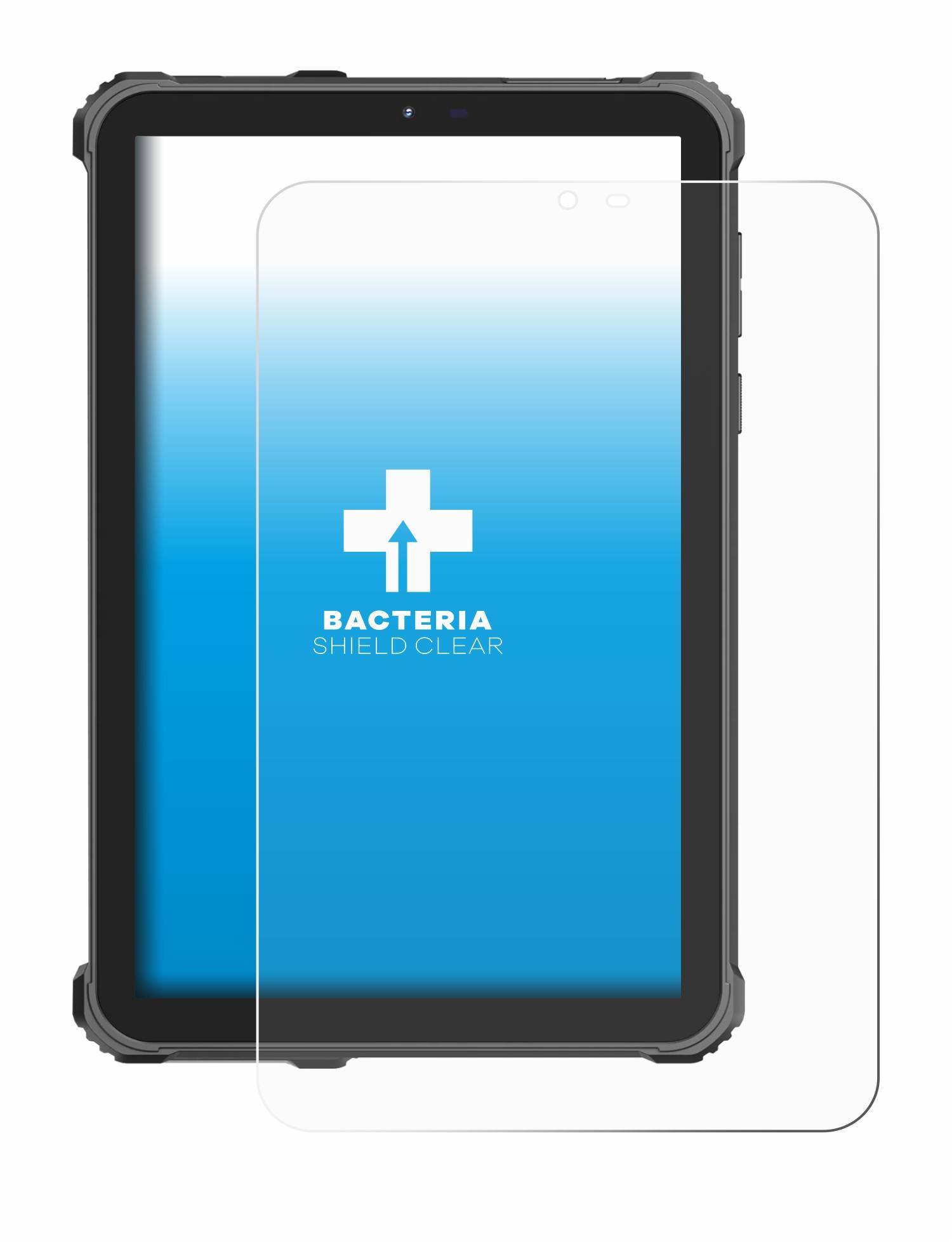 upscreen Bacteria Shield Schutzfolie für Oukitel RT3 Pro - Antibakteriell