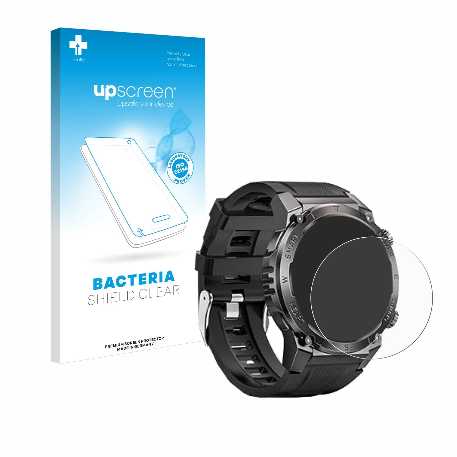upscreen Bacteria Shield Schutzfolie für Dekelife G55 1.46 - Antibakteriell
