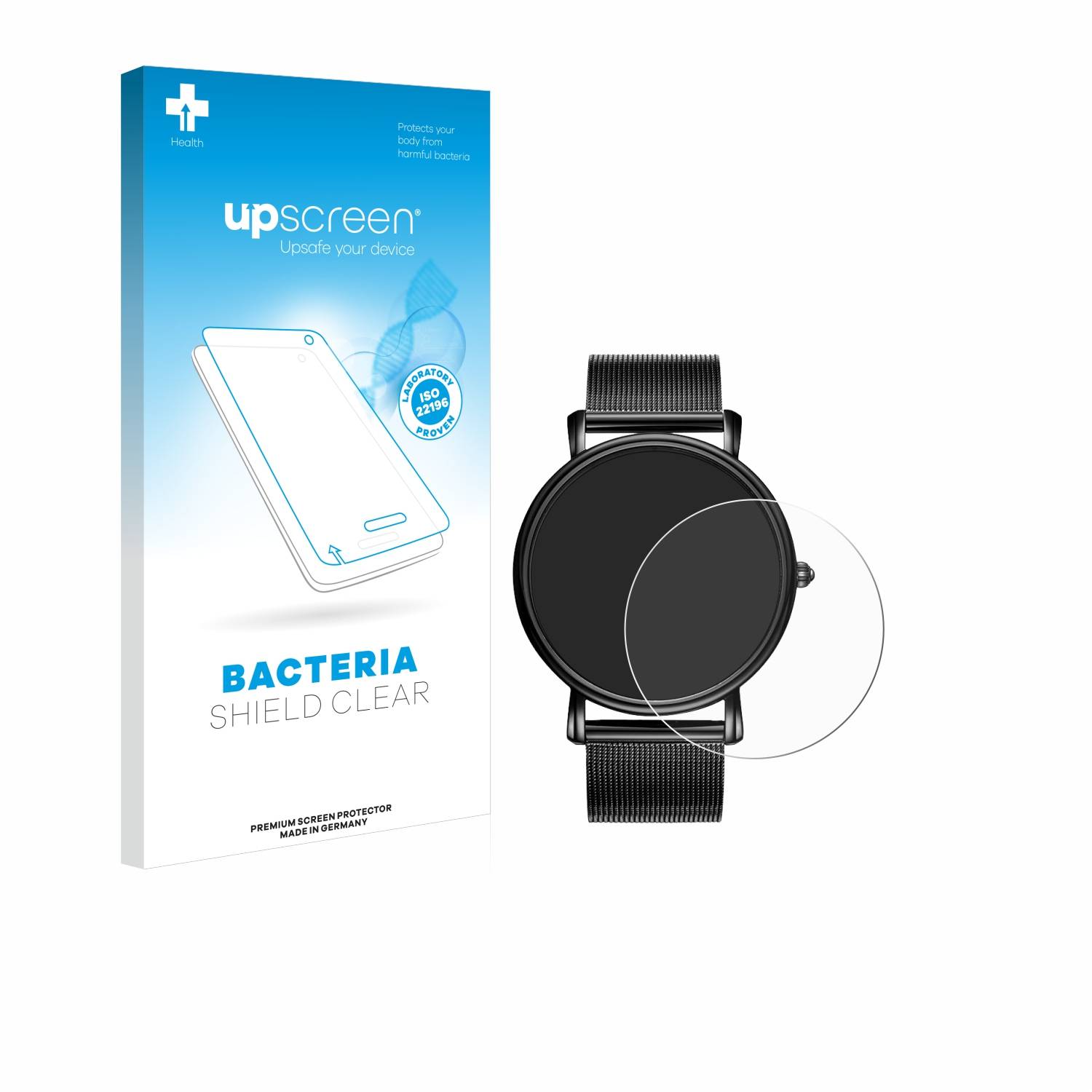 upscreen Bacteria Shield Schutzfolie für Burei BS0007-QQQHH - Antibakteriell