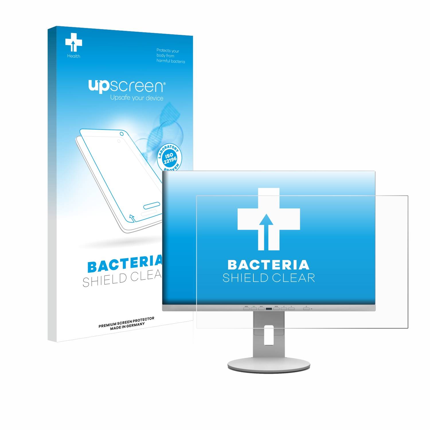 upscreen Bacteria Shield Schutzfolie für Fujitsu B2410 WS - Antibakteriell