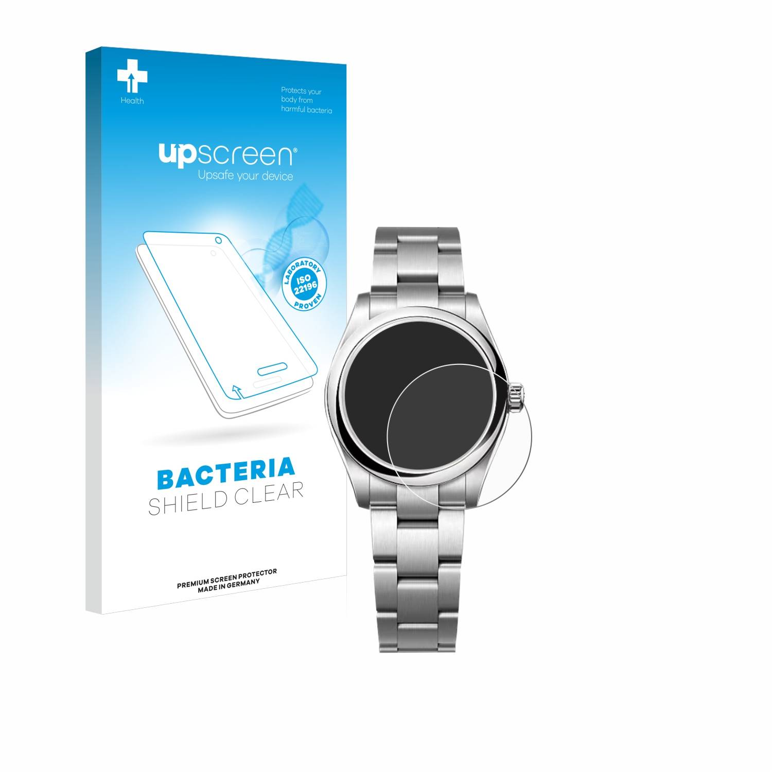 upscreen Bacteria Shield Schutzfolie für Rolex Oyster Perpetual 31 - Antibakteriell
