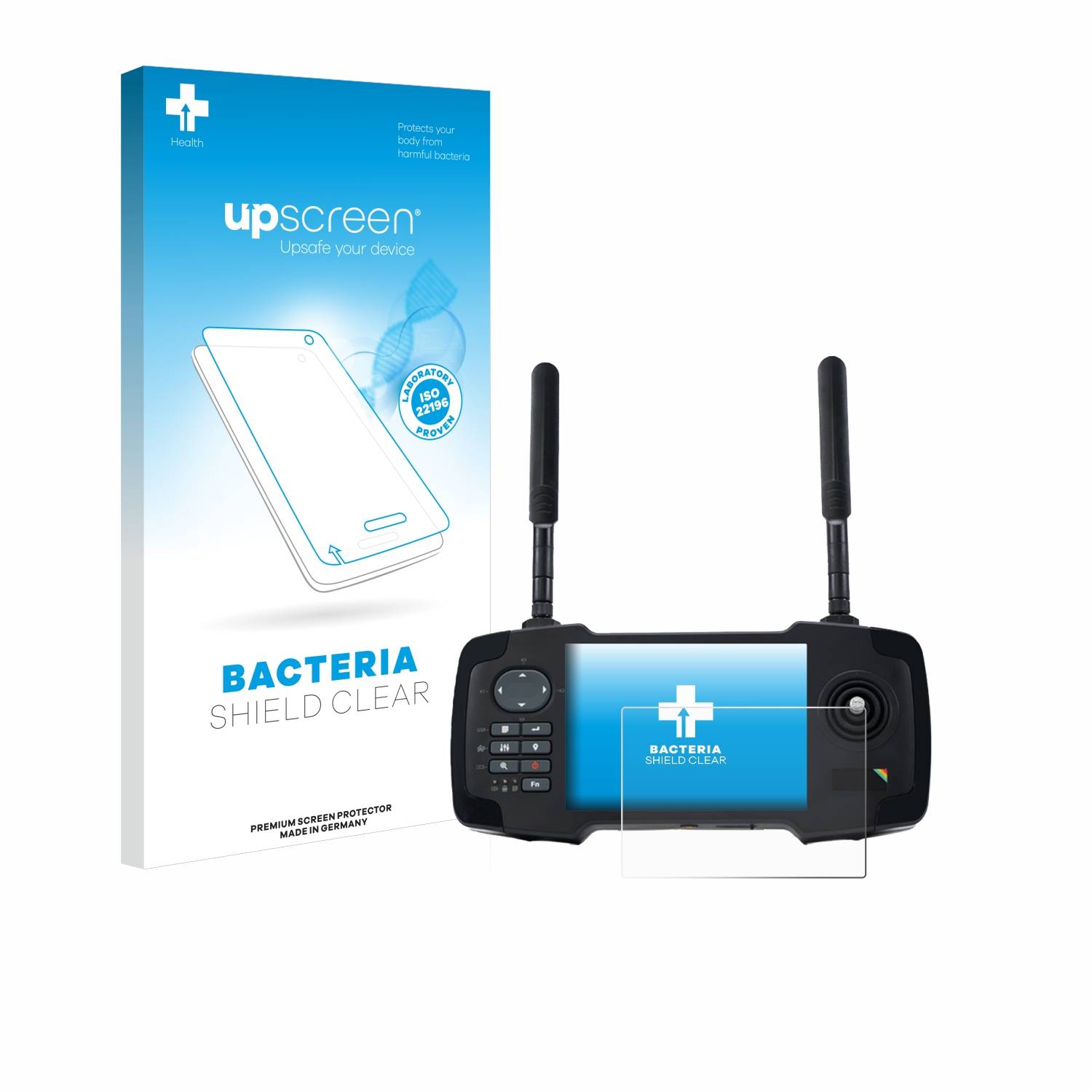 upscreen Bacteria Shield Schutzfolie für Toslon XR500 - Antibakteriell