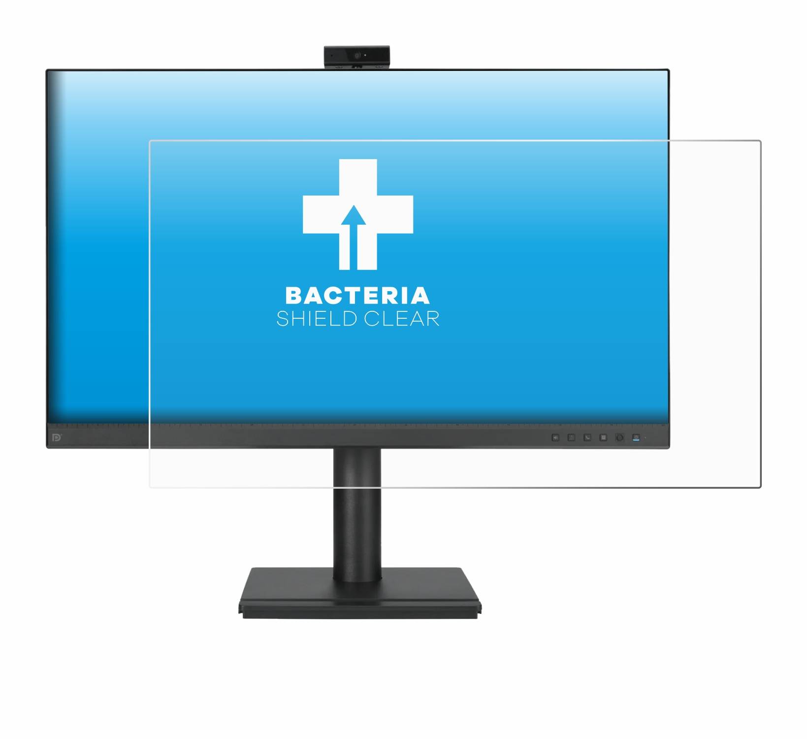 upscreen Bacteria Shield Schutzfolie für Asus BE249QFK - Antibakteriell