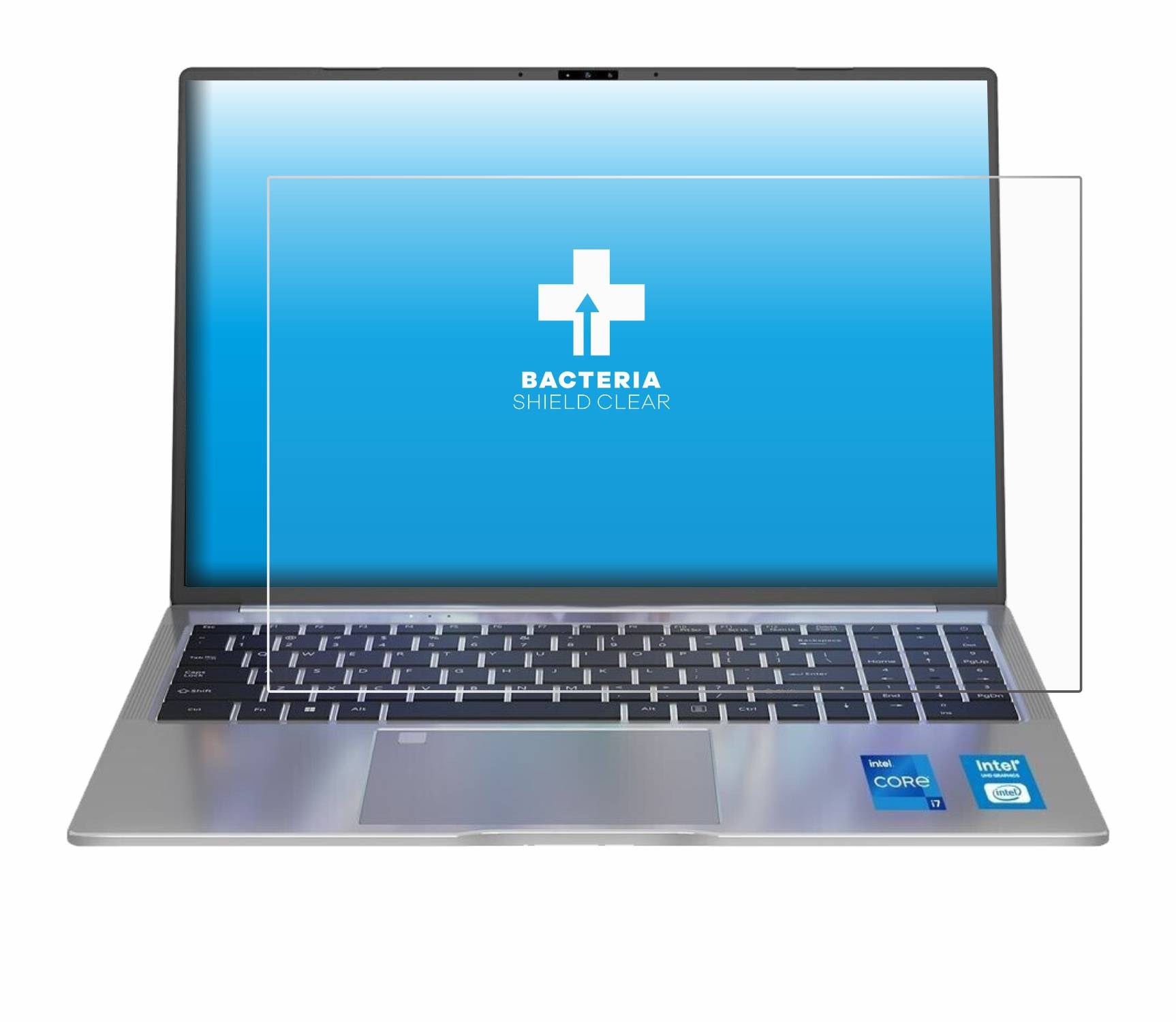 upscreen Bacteria Shield Schutzfolie für Ninkear N16 Pro - Antibakteriell