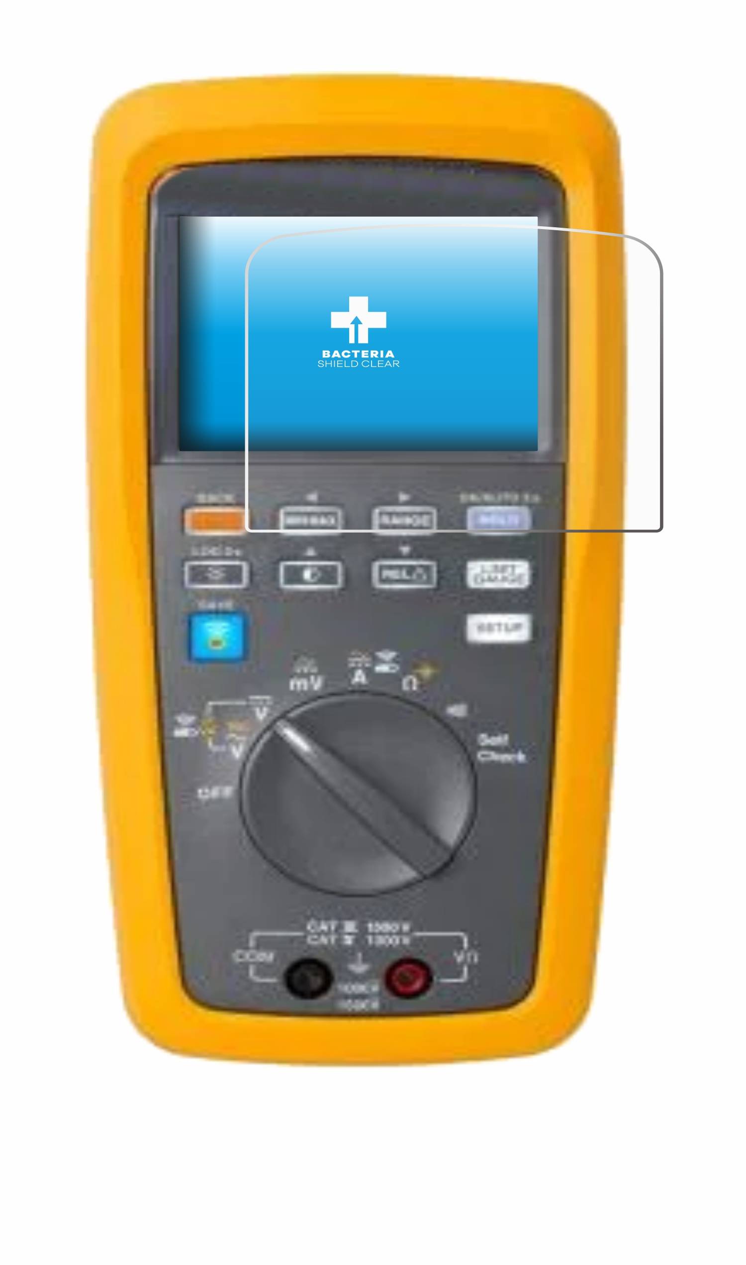 upscreen Bacteria Shield Schutzfolie für Fluke Solar-Multimeter 283 FC - Antibakteriell