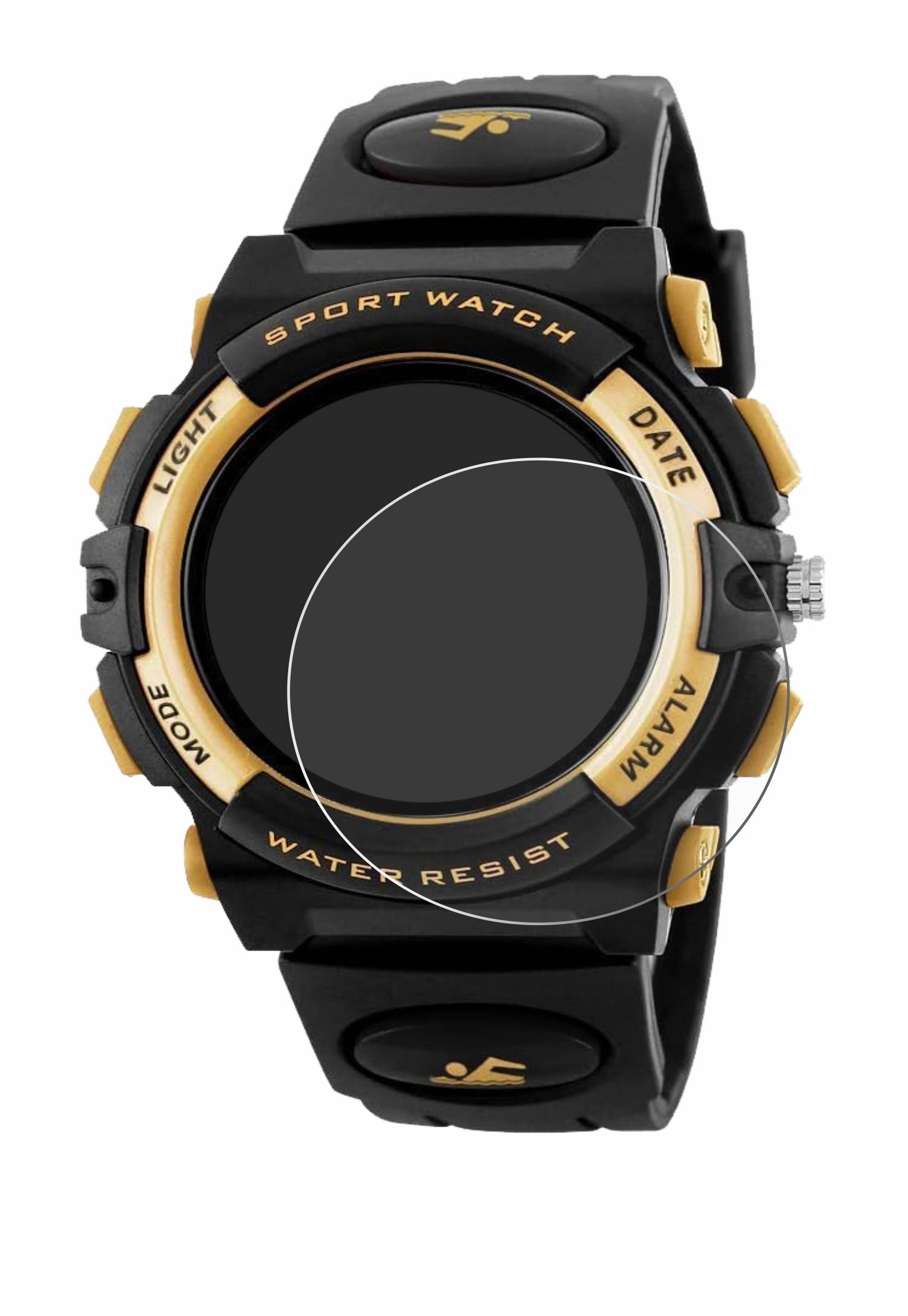 upscreen Bacteria Shield Schutzfolie für aswan watch L6601 - Antibakteriell