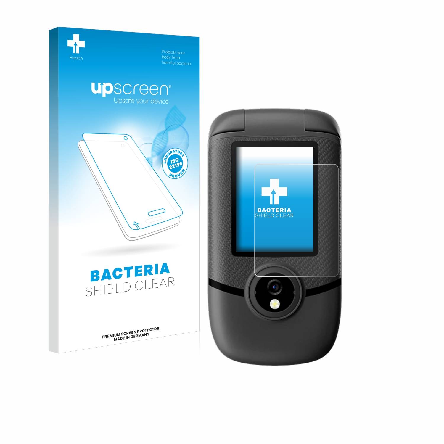upscreen Bacteria Shield Schutzfolie für Blackview N2000 Flip - Antibakteriell