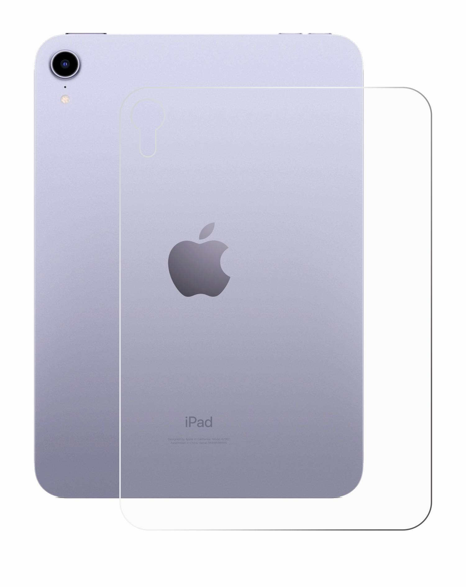 upscreen Scratch Shield Schutzfolie für Apple iPad Mini 7 WiFi 2024 (Rückseite)