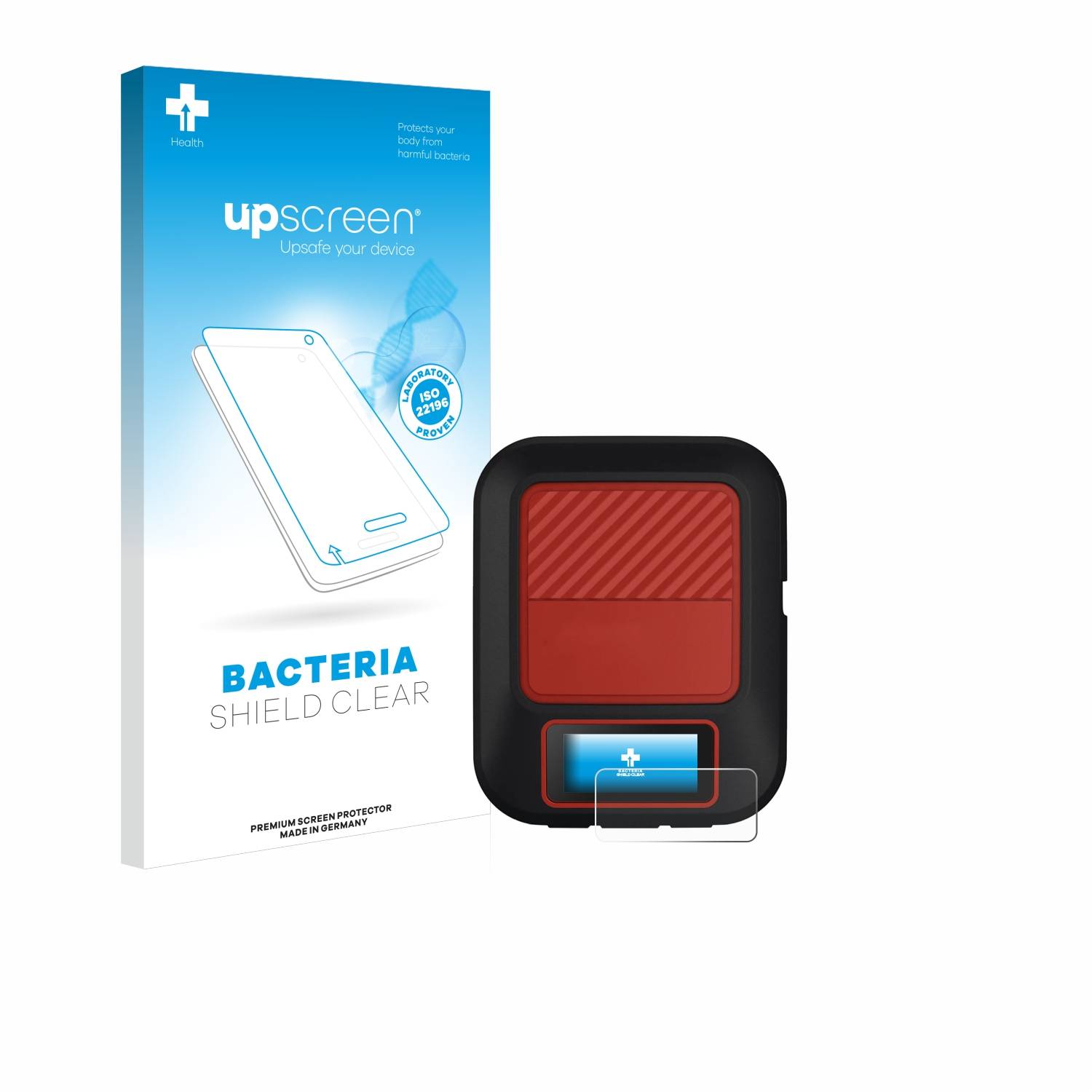 upscreen Bacteria Shield Schutzfolie für Garmin inReach Messenger Plus - Antibakteriell