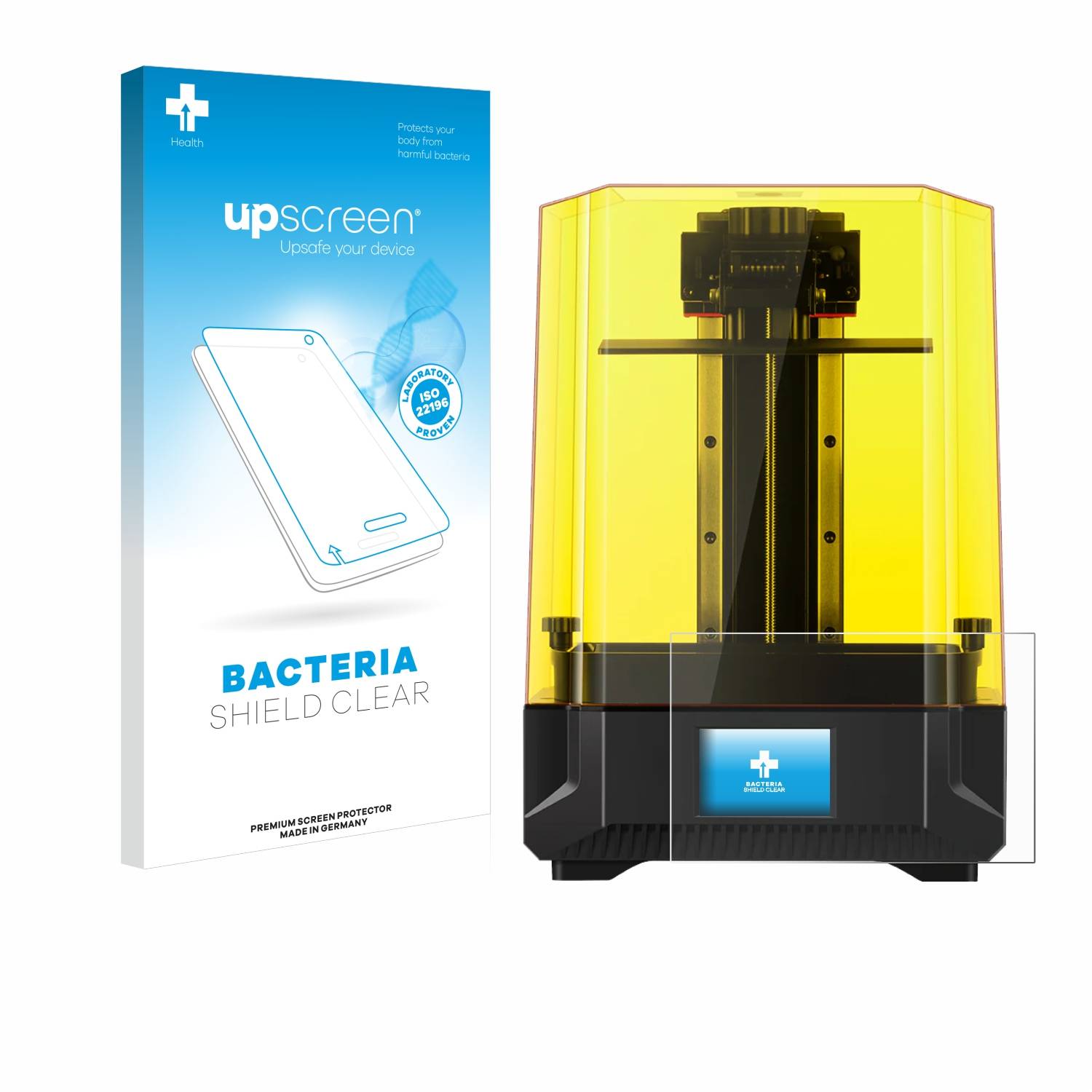 upscreen Bacteria Shield Schutzfolie für Anycubic Photon Mono X2 9,1 (Druckplatte) - Antibakteriell