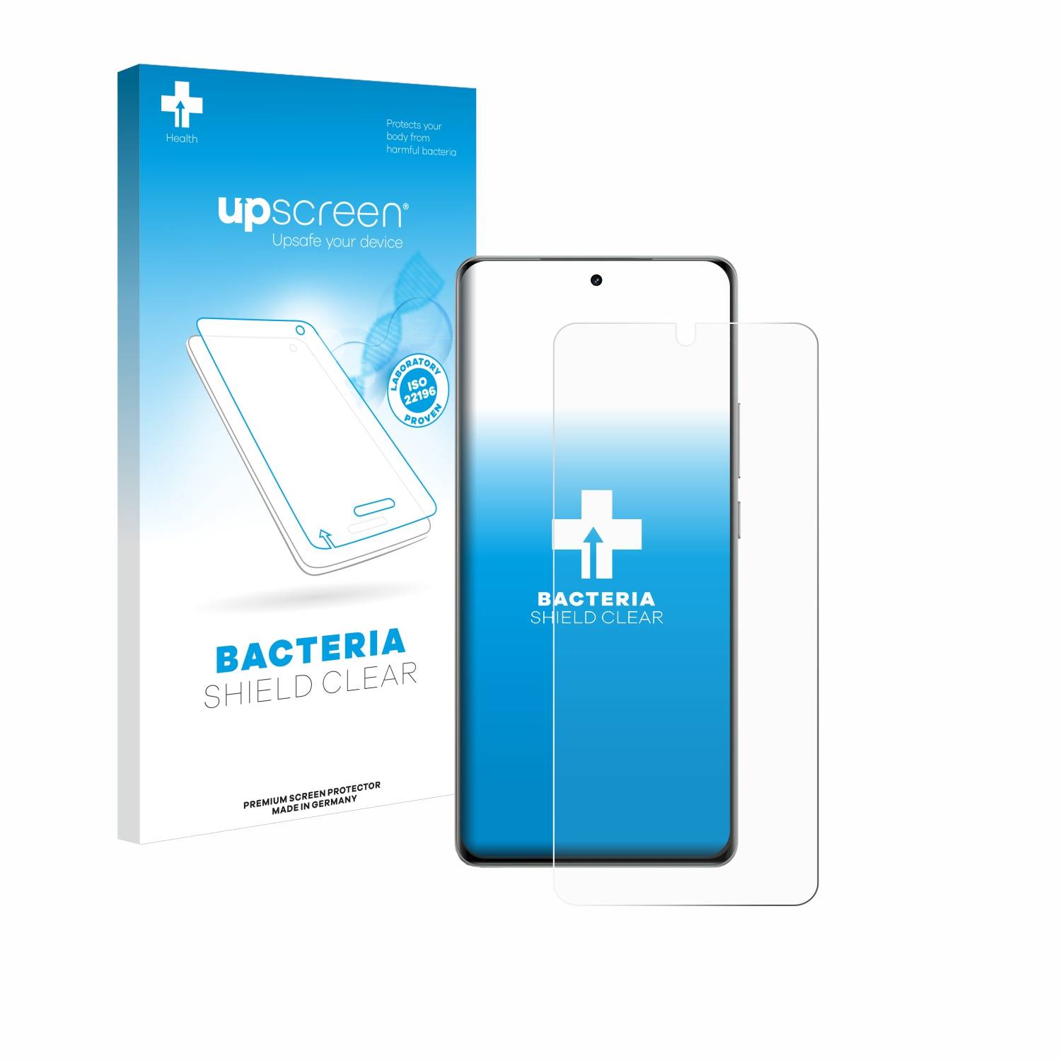 upscreen Bacteria Shield Schutzfolie für realme GT 6 T - Antibakteriell