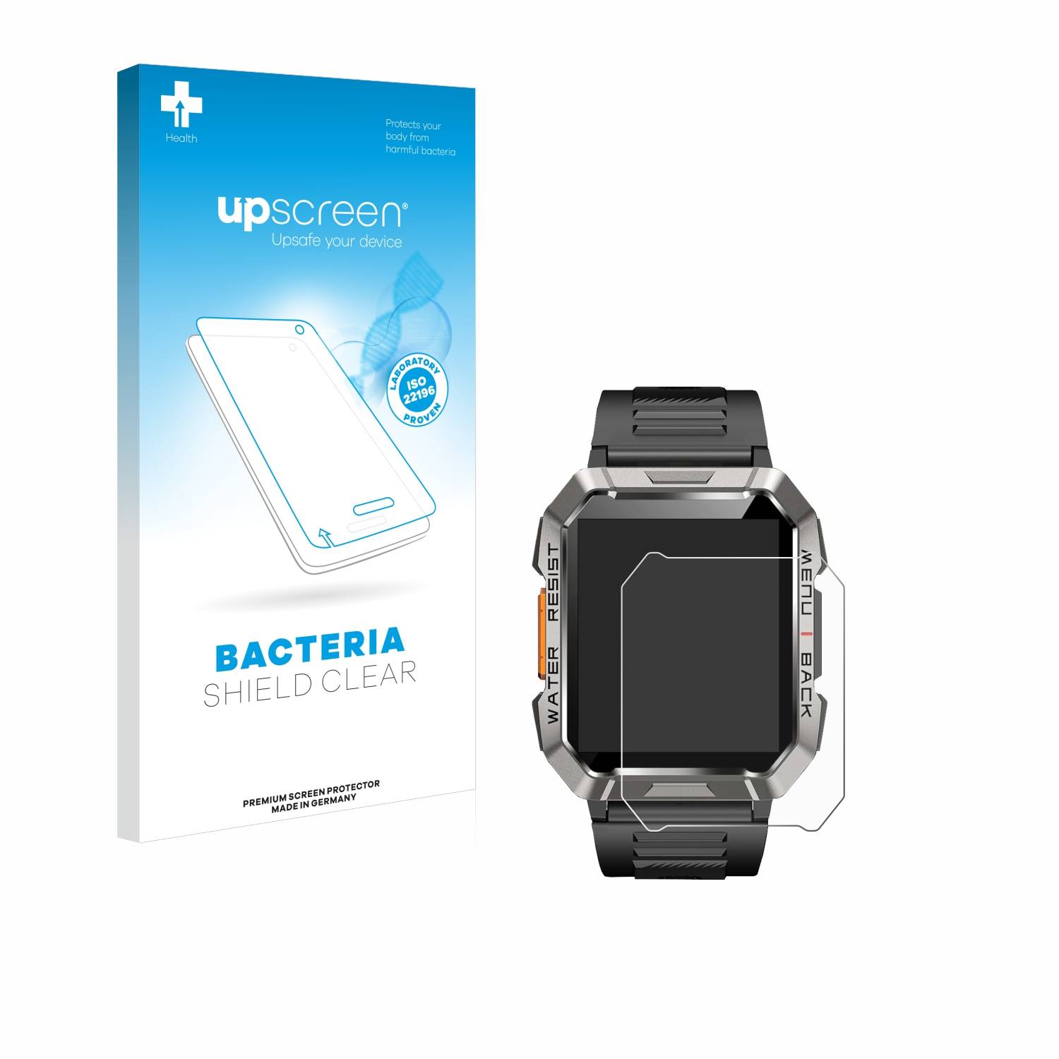upscreen Bacteria Shield Schutzfolie für Baolubao W60 - Antibakteriell