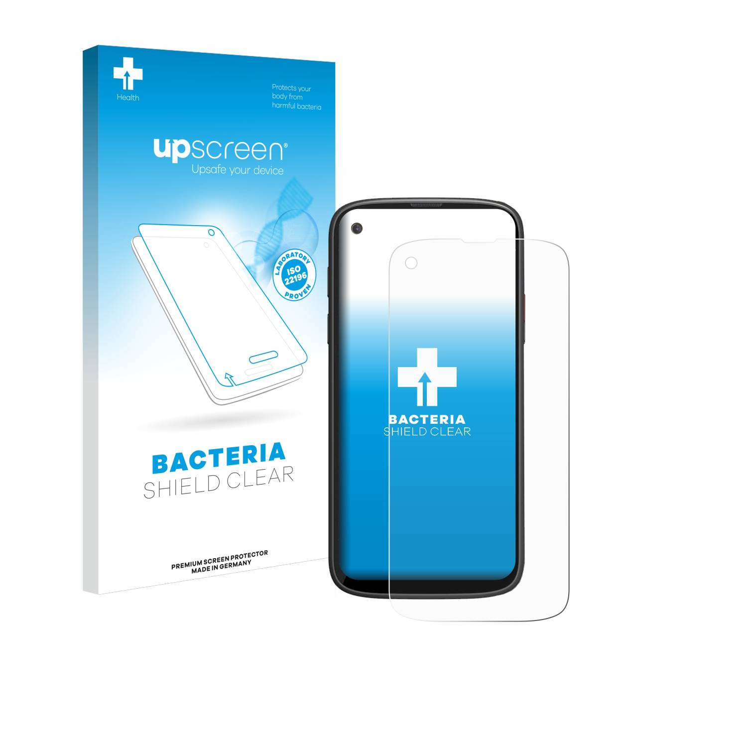upscreen Bacteria Shield Schutzfolie für Unihertz Jelly Max - Antibakteriell
