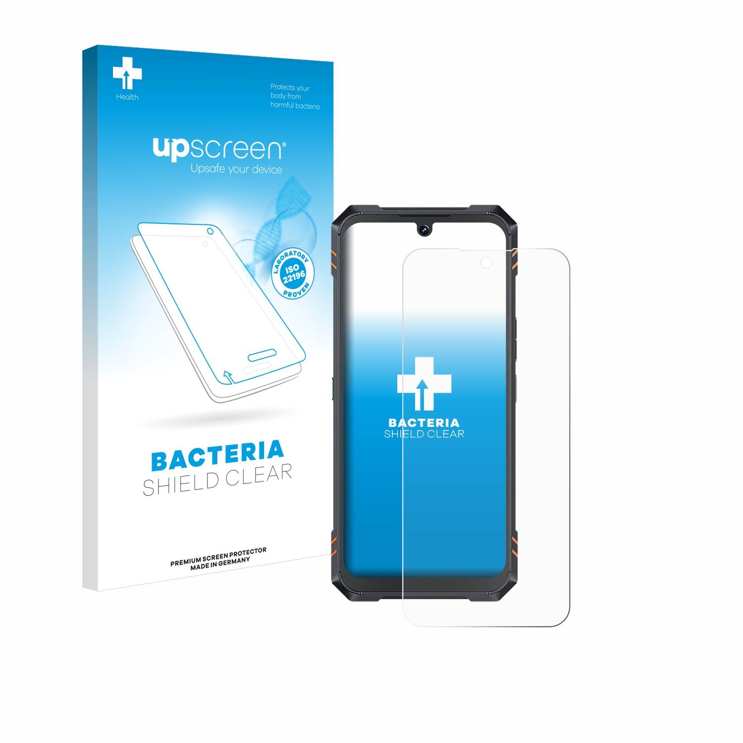 upscreen Bacteria Shield Schutzfolie für Cubot KingKong Star 2 - Antibakteriell