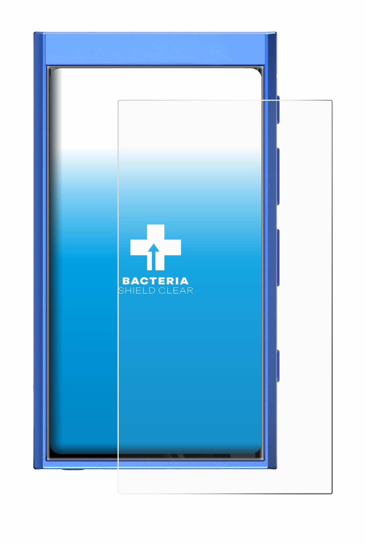 upscreen Bacteria Shield Schutzfolie für Hiby Digital M300 - Antibakteriell