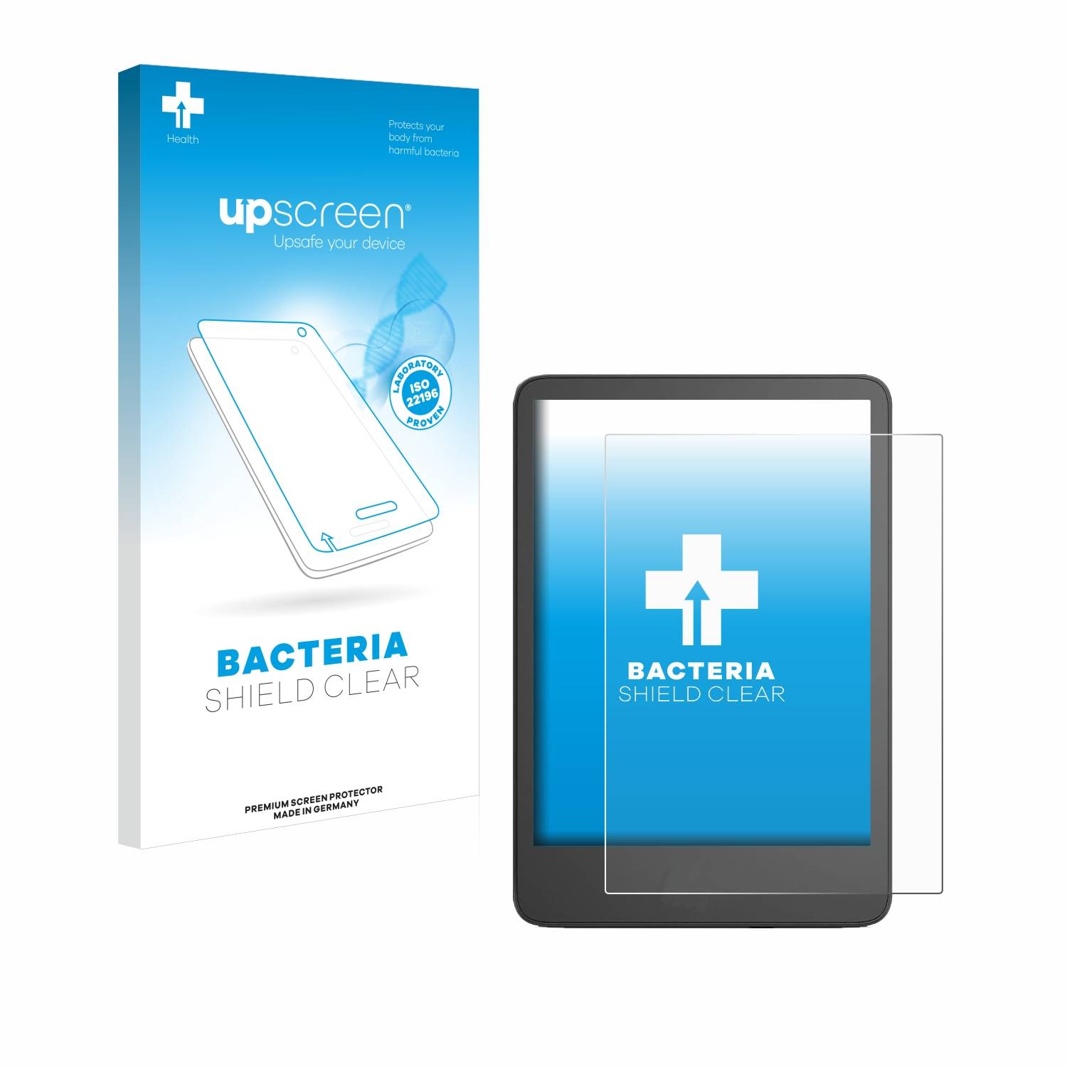 upscreen Bacteria Shield Schutzfolie für Amazon Kindle 2024 - Antibakteriell