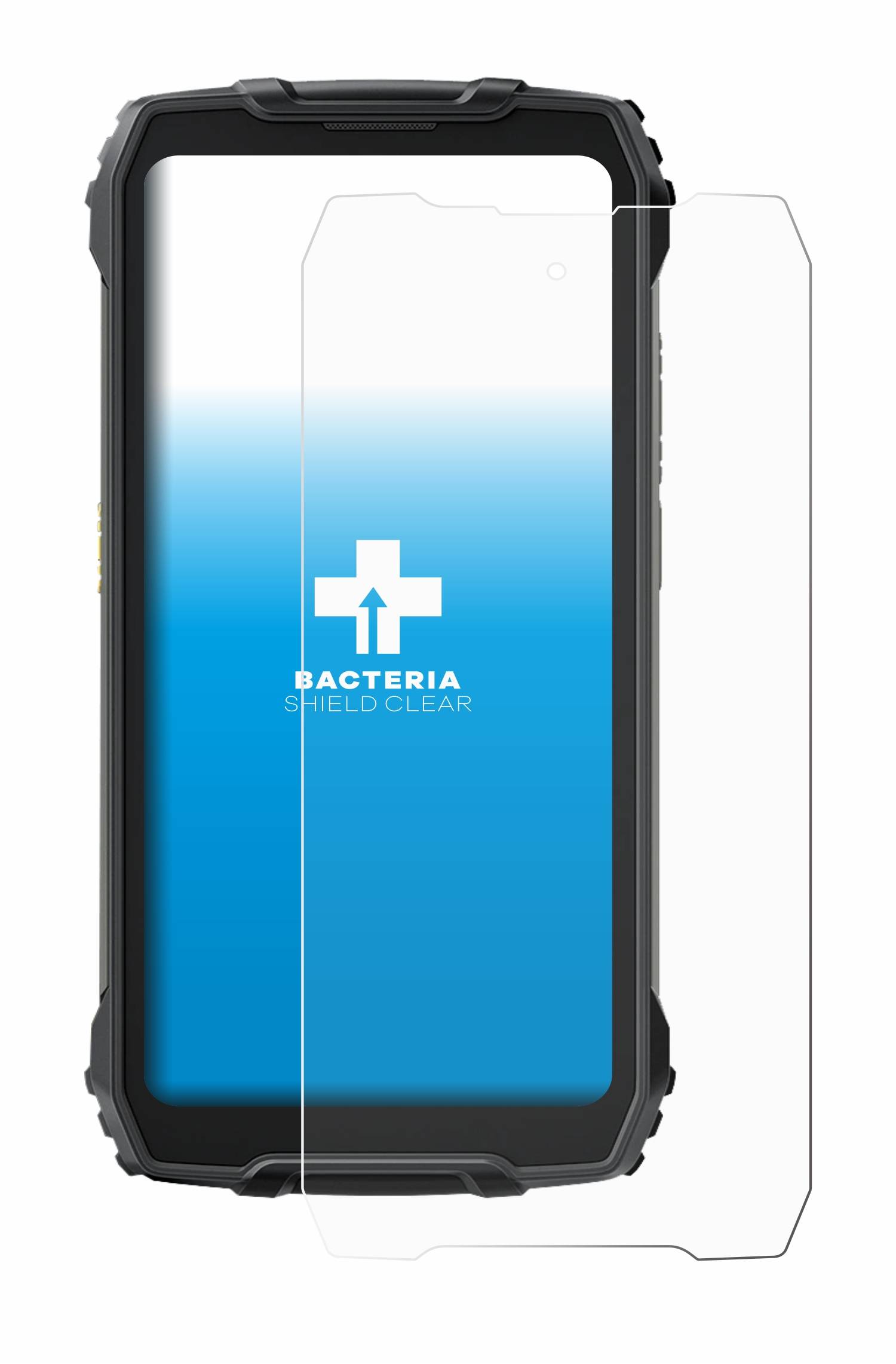 upscreen Bacteria Shield Schutzfolie für Blackview BV7300 - Antibakteriell