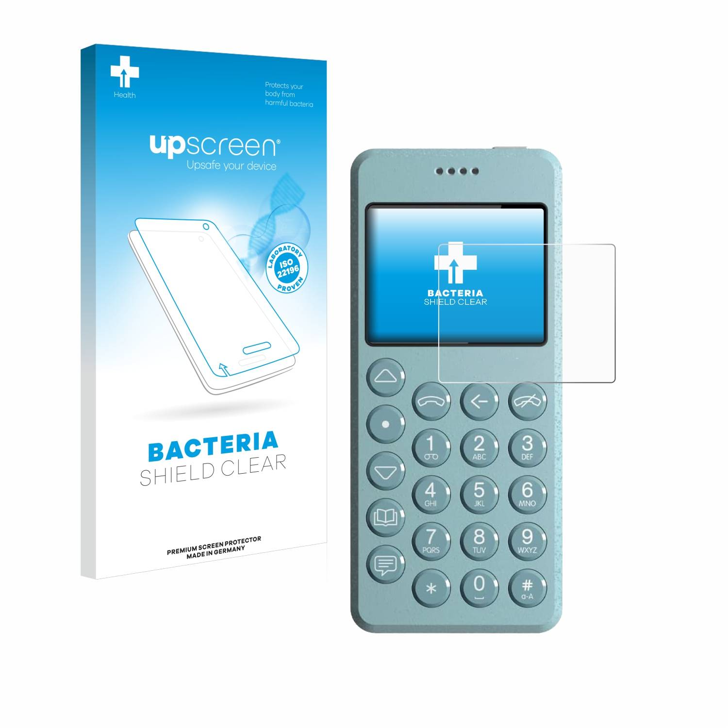 upscreen Bacteria Shield Schutzfolie für Punkt MP02 - Antibakteriell