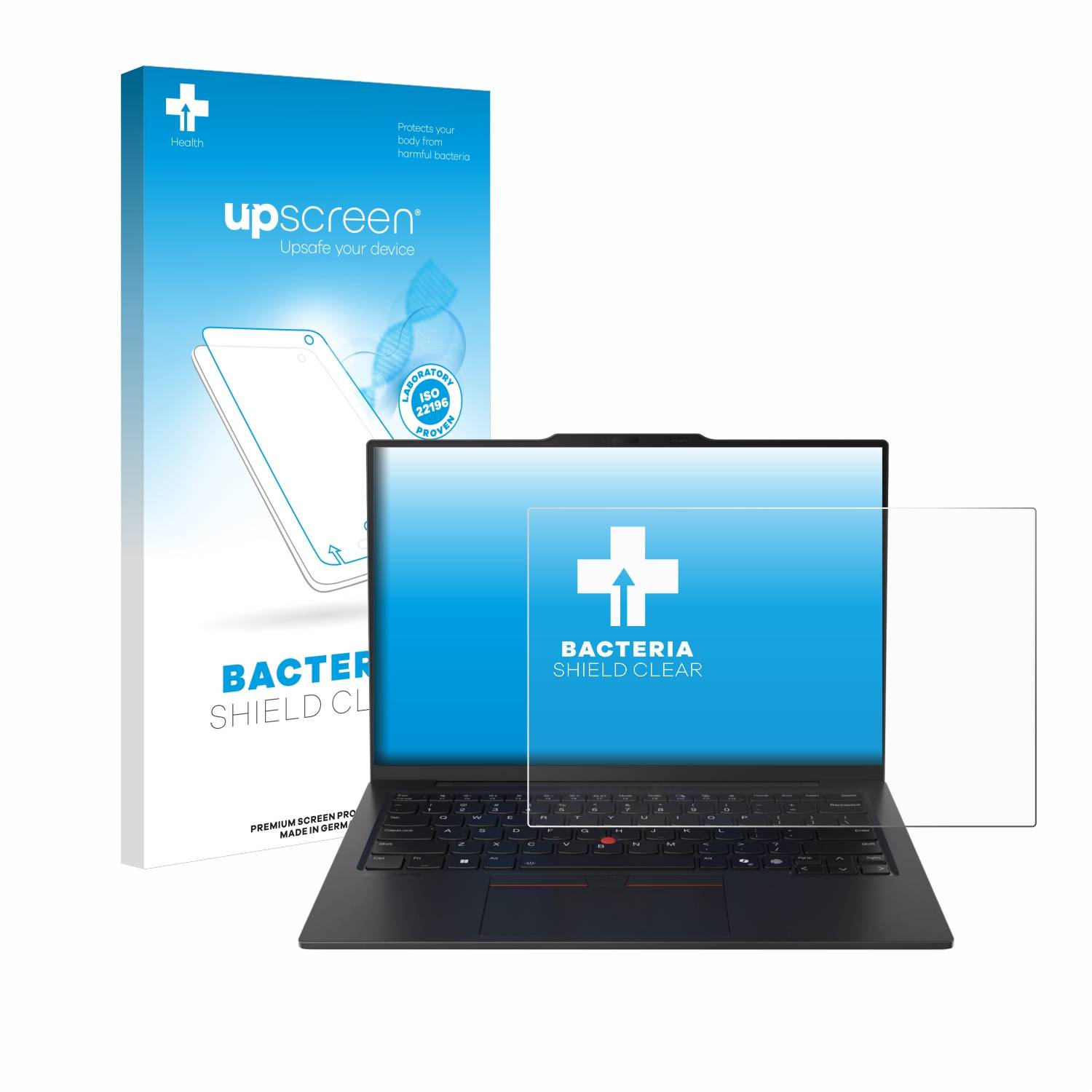 upscreen Bacteria Shield Schutzfolie für Lenovo ThinkPad X1 Carbon Gen 13 14 Aura Edition - Antibakteriell